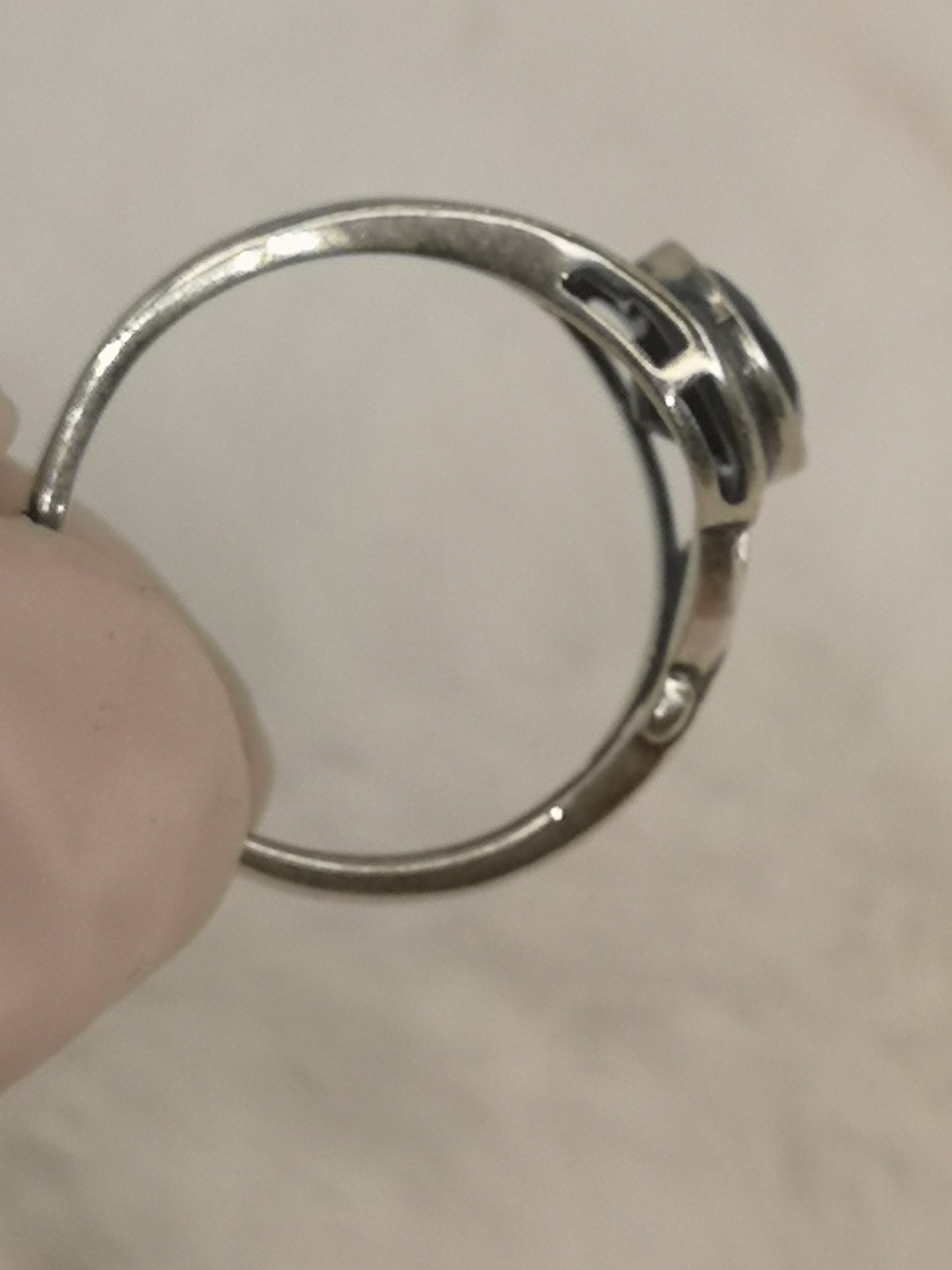 Black Opal 925 Silber Ring