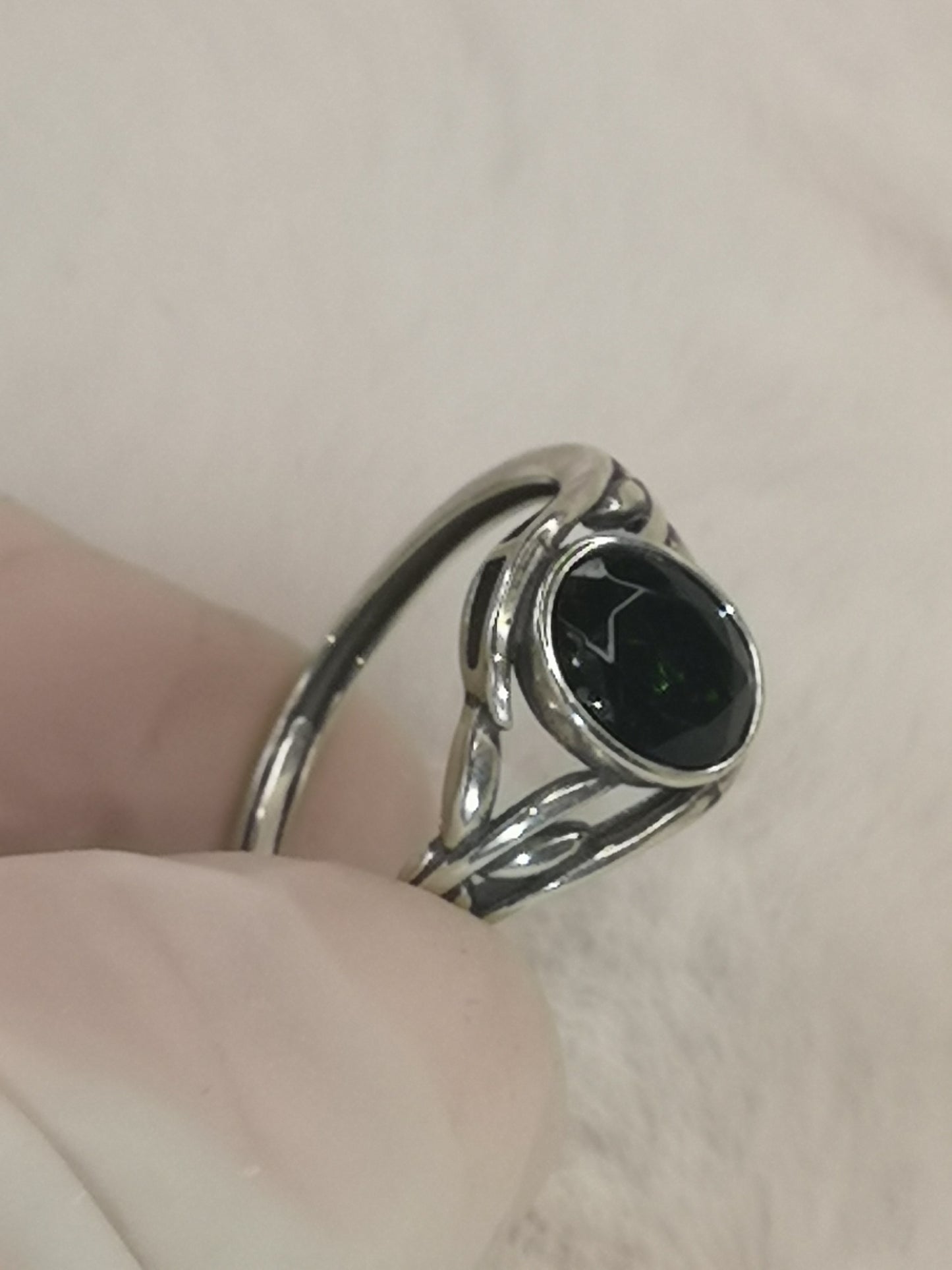 Black Opal 925 Silber Ring