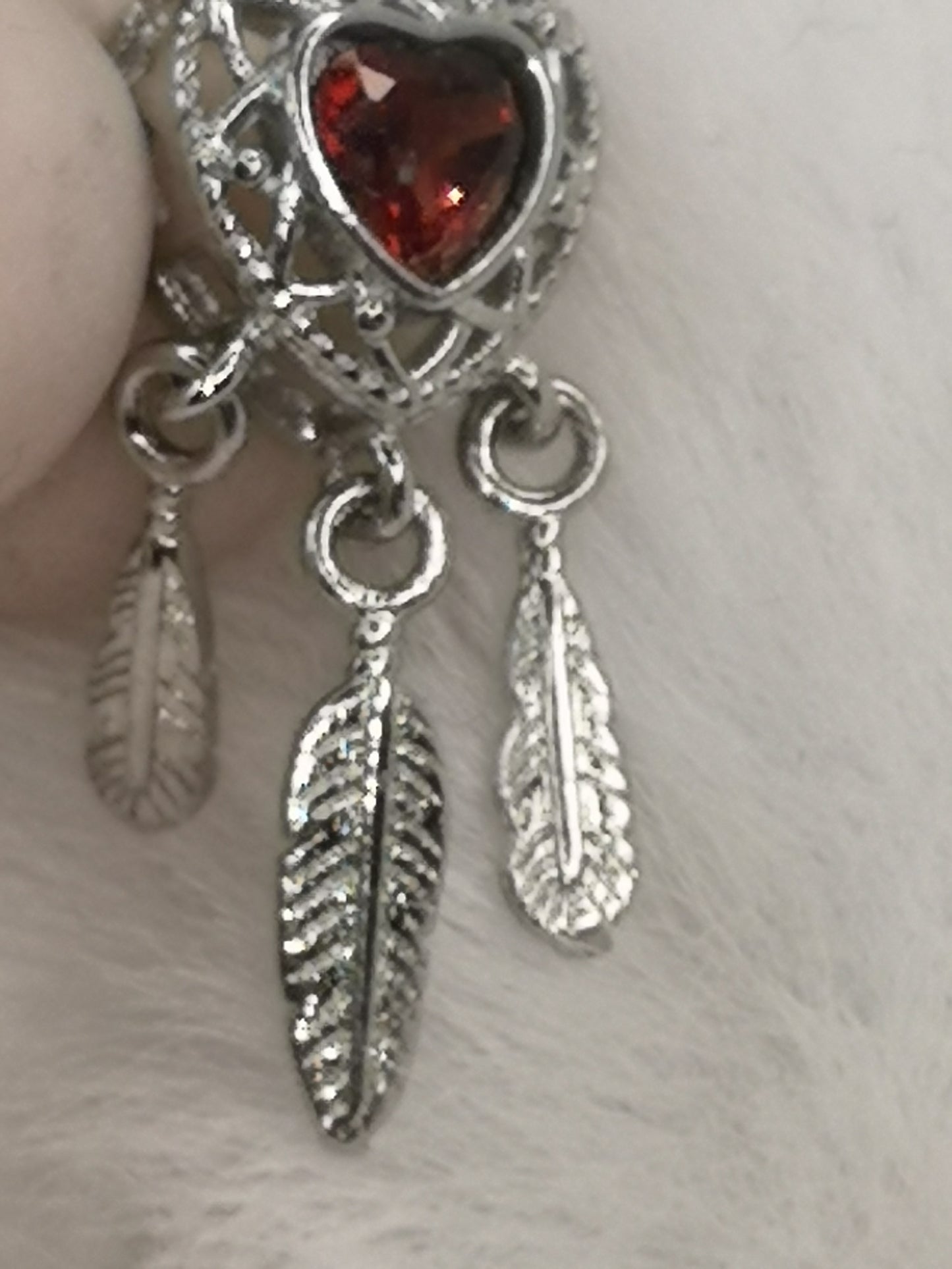 Garnet Granat Edelstein Kupfer Traumfänger