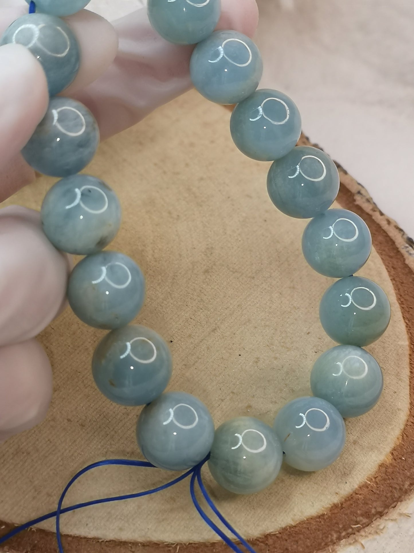 Aquamarine Armband Edelstein Crystal