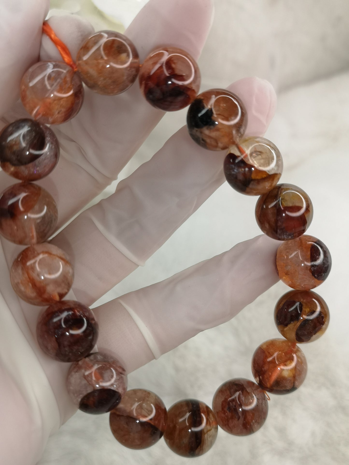 Feuerquartz Edelstein Armband