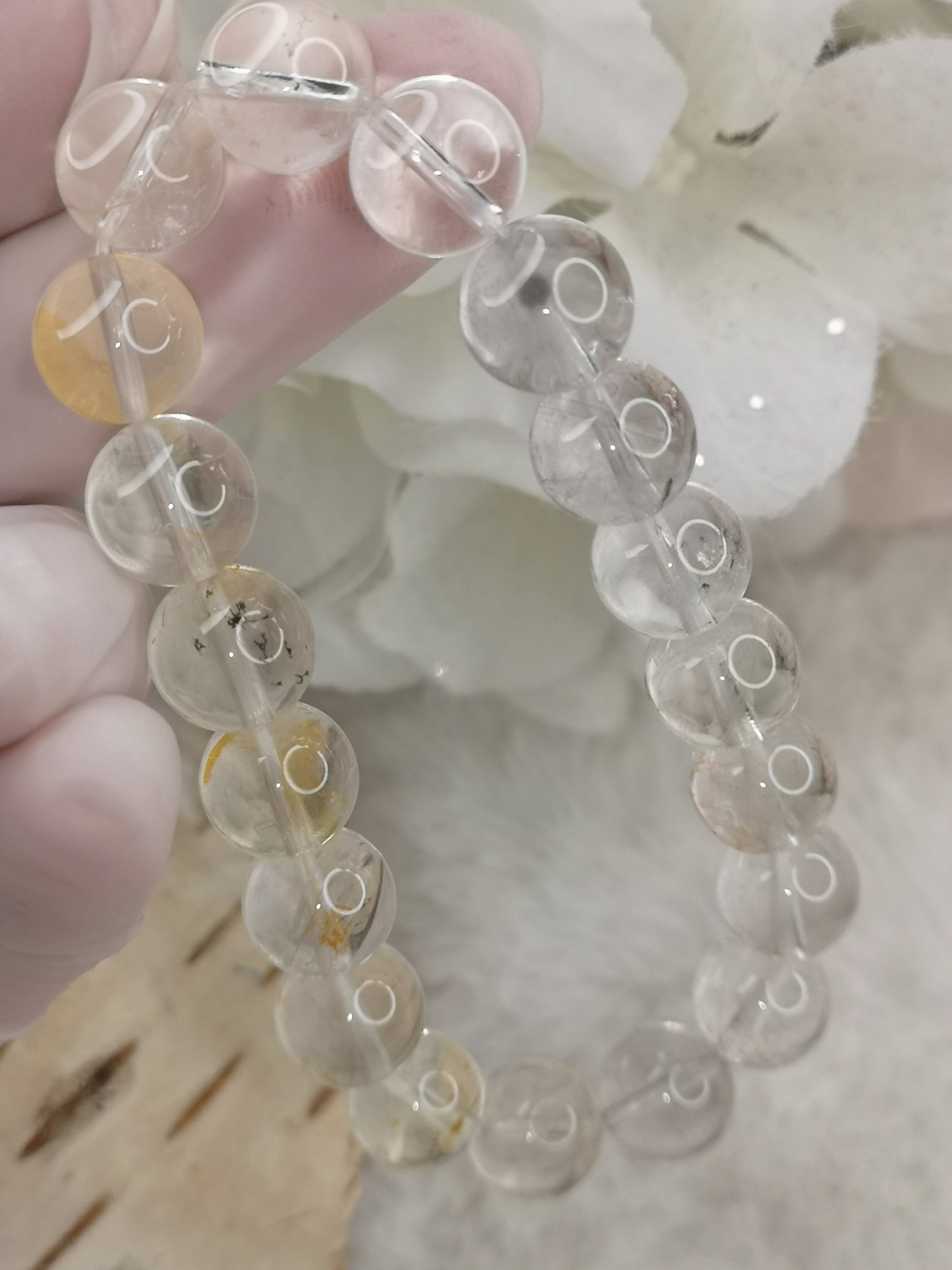 Bergkristall Edelstein Armband