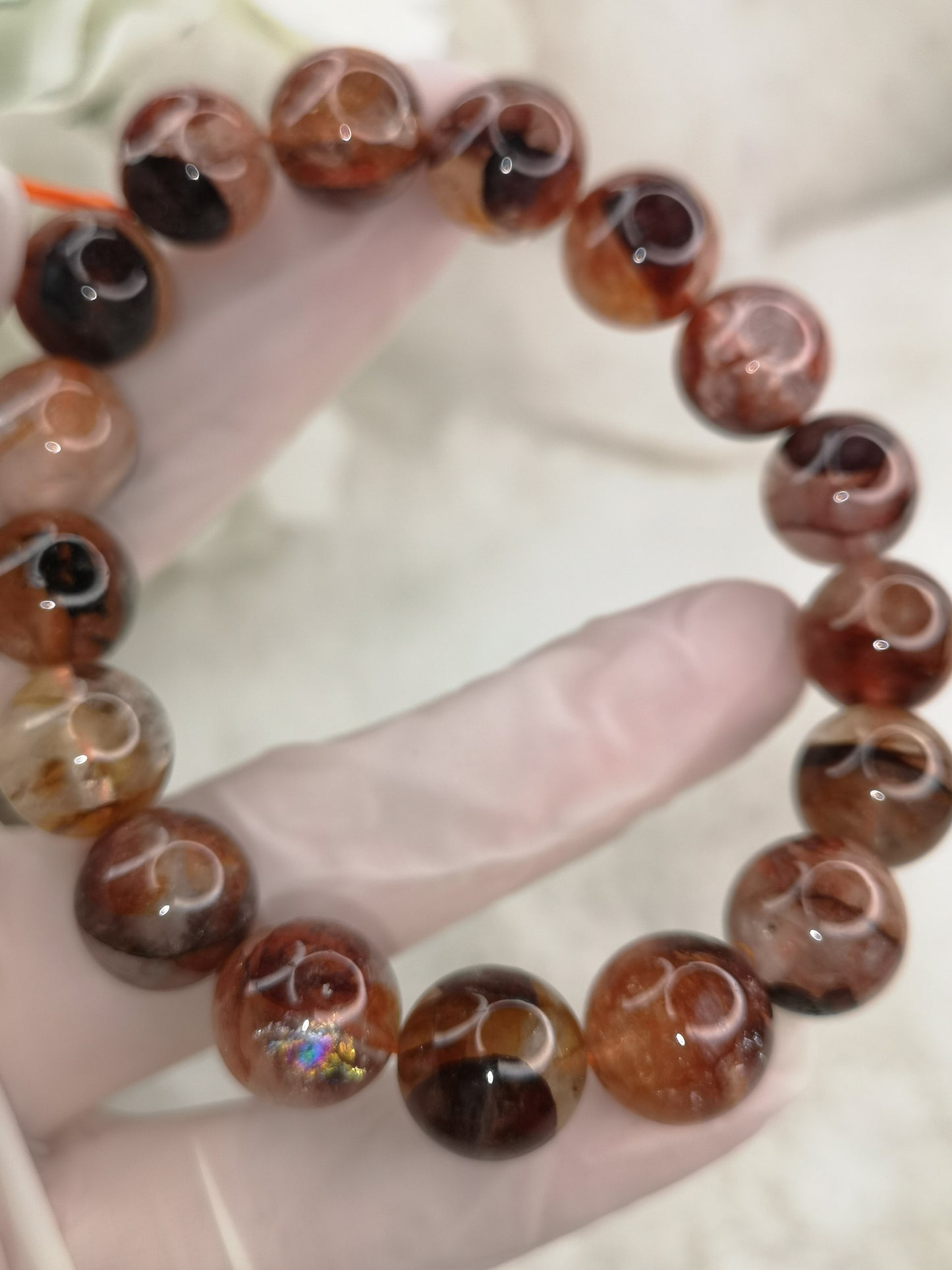 Feuerquartz Edelstein Armband