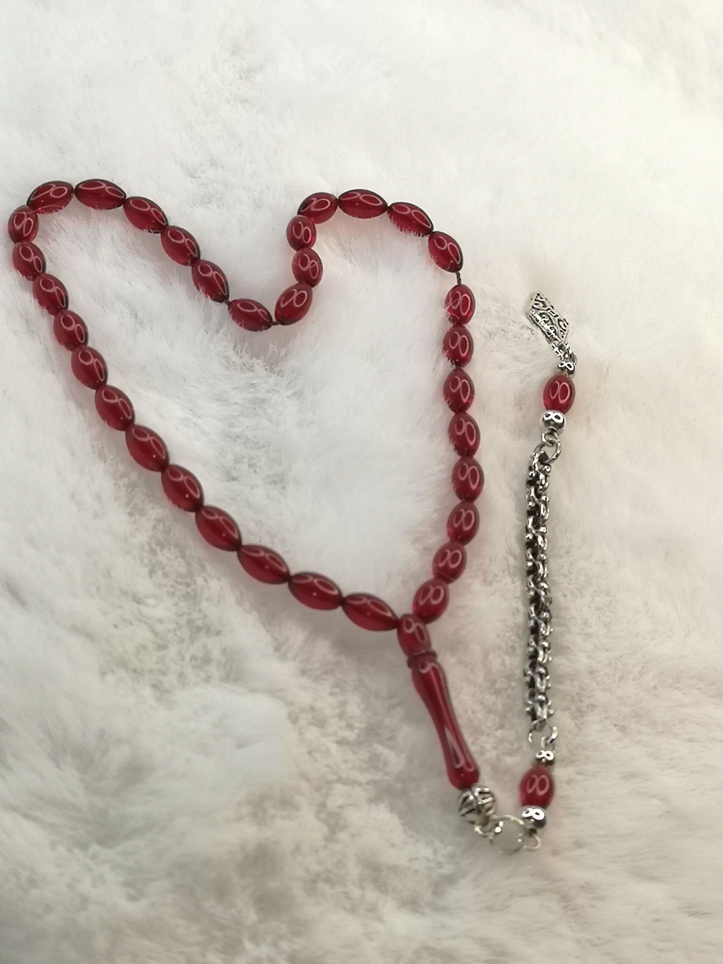 Ateş Kehribar tesbih Gebetskette 📿