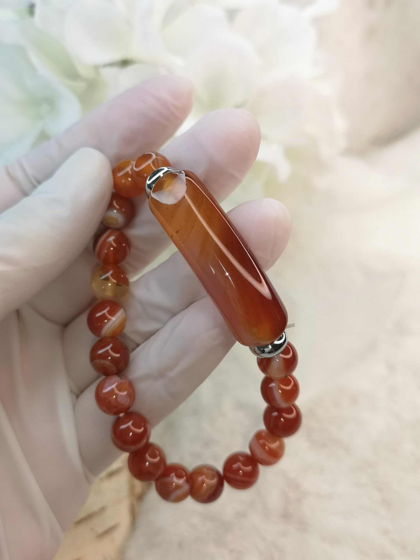 Carneol Edelstein Armband