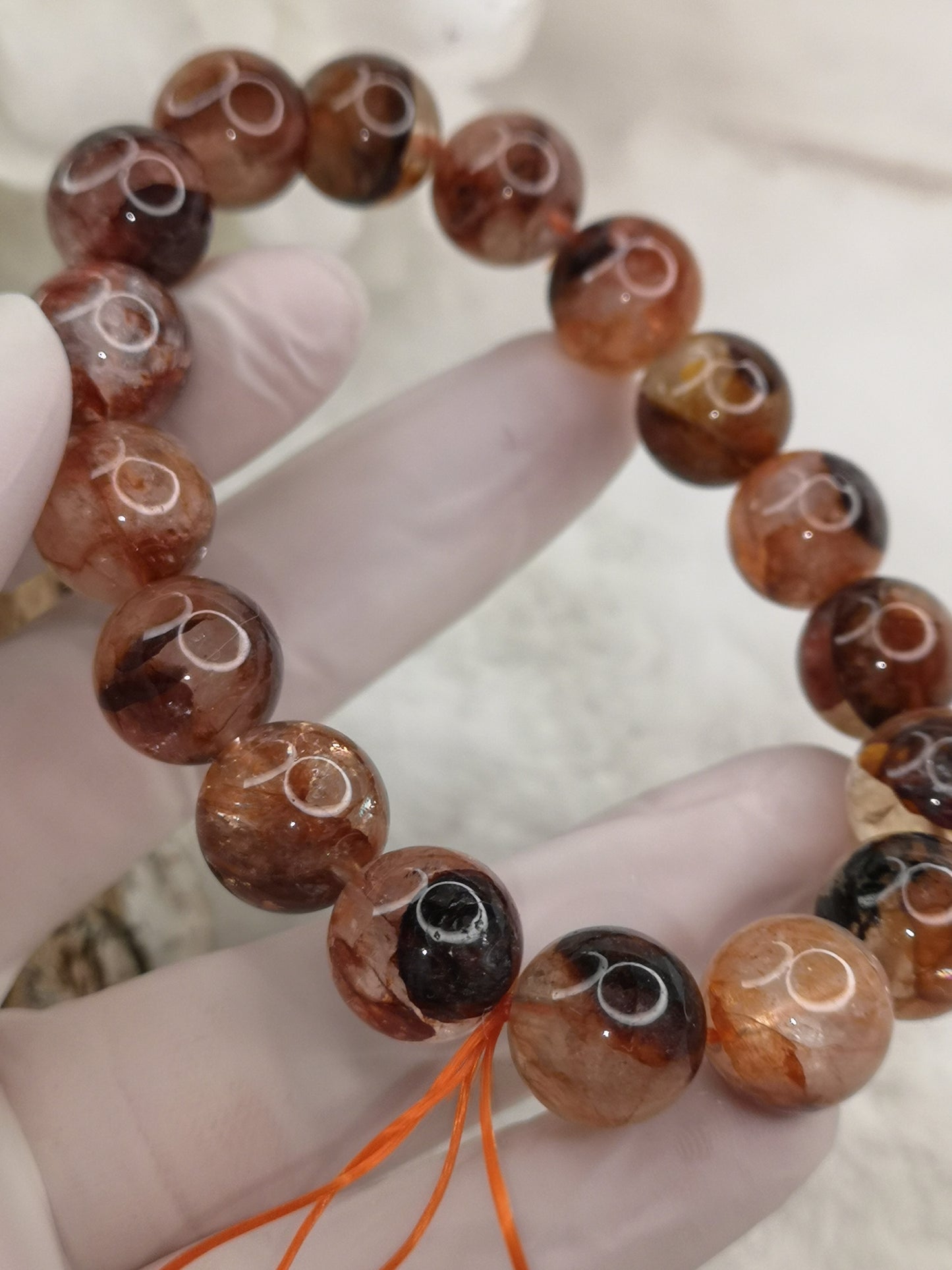 Feuerquartz Edelstein Armband