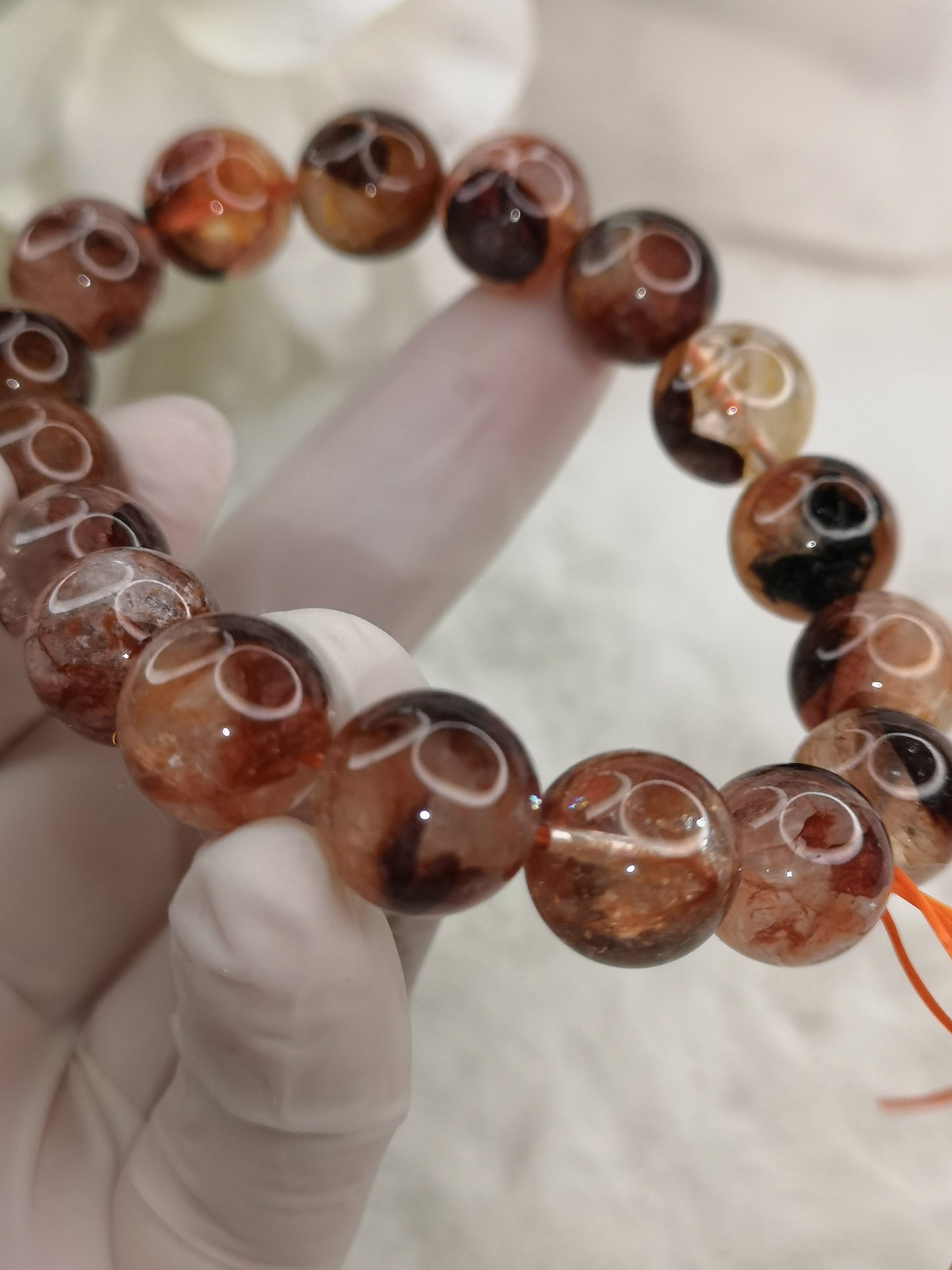 Feuerquartz Edelstein Armband