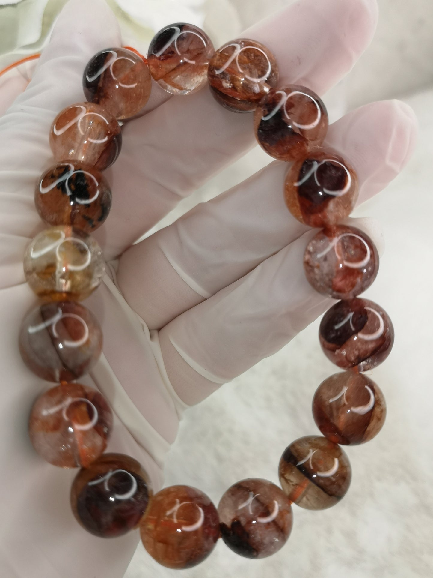 Feuerquartz Edelstein Armband