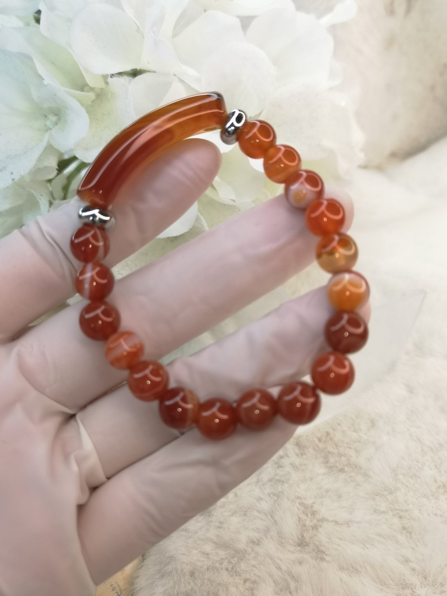 Carneol Edelstein Armband