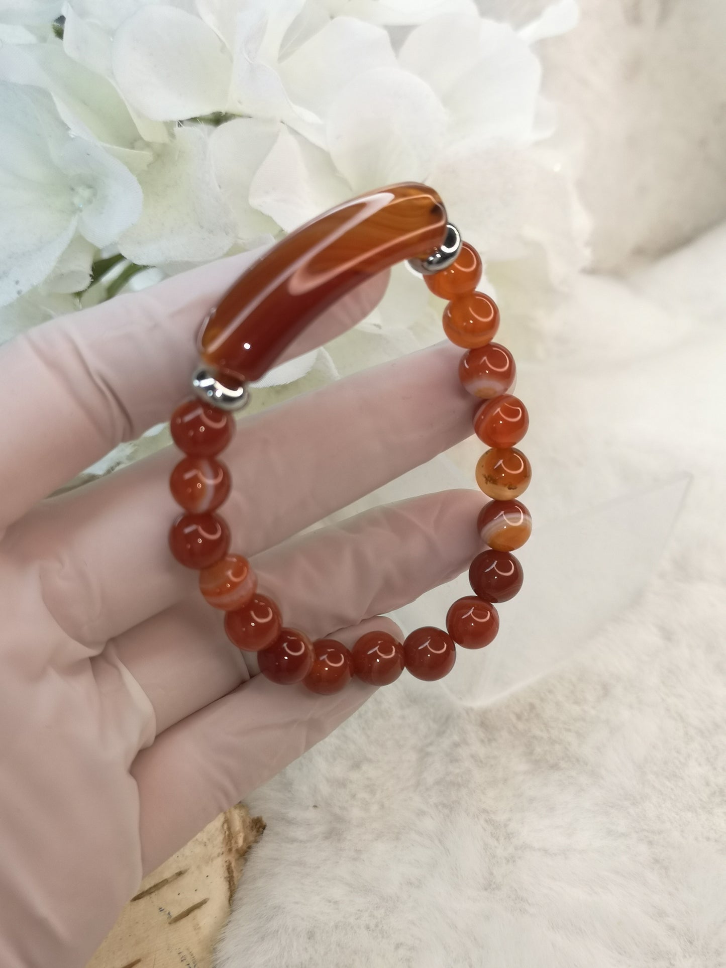 Carneol Edelstein Armband