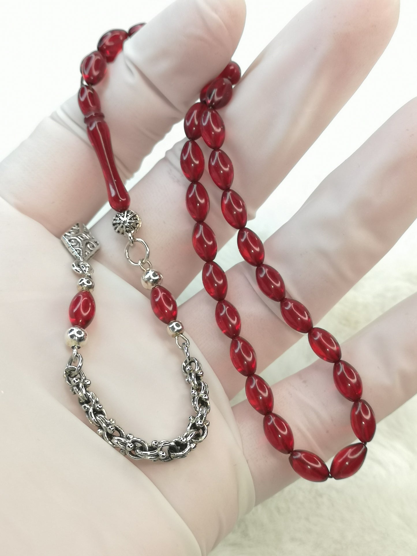 Ateş Kehribar tesbih Gebetskette 📿