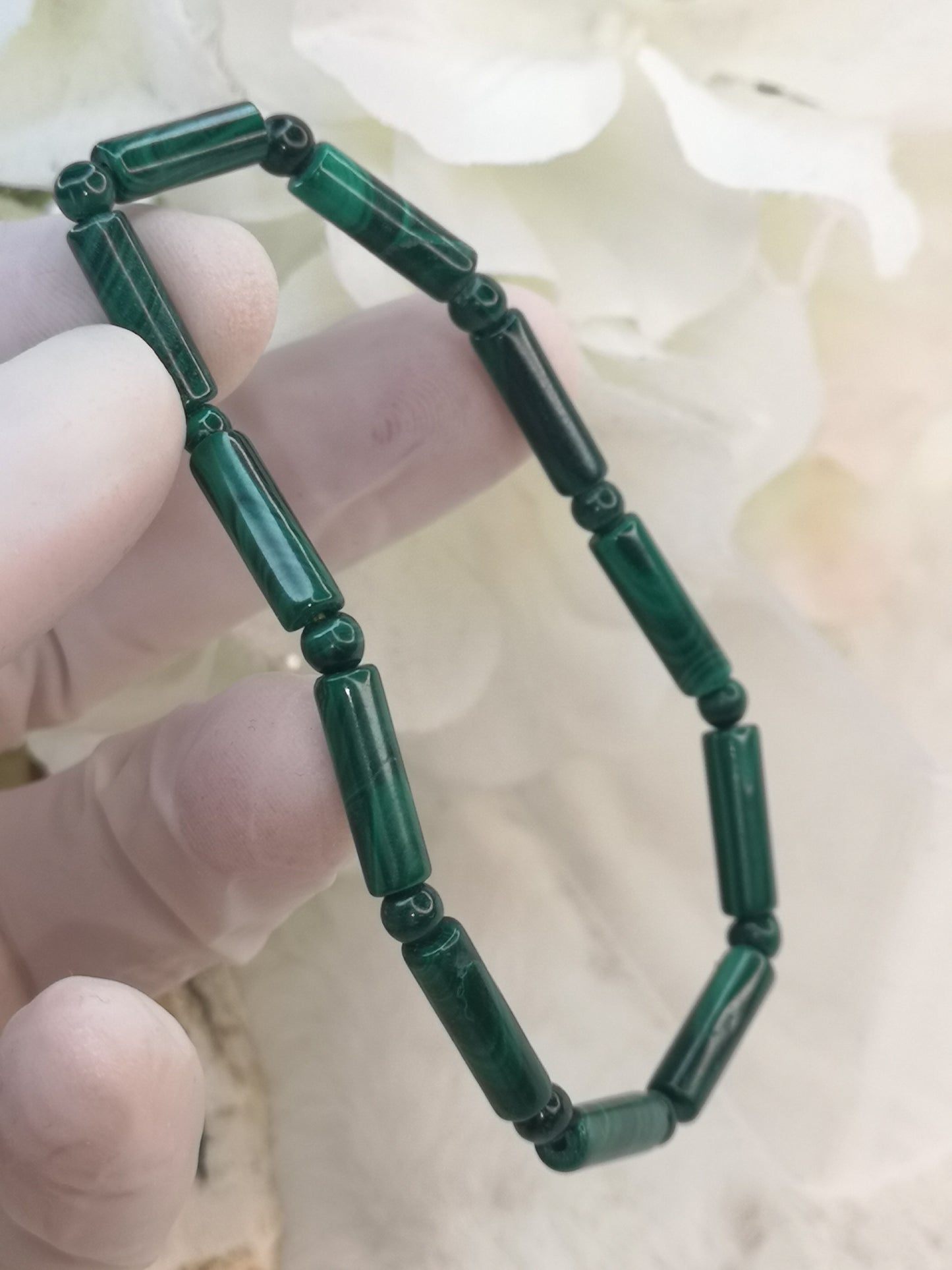Malachite Edelstein Armband