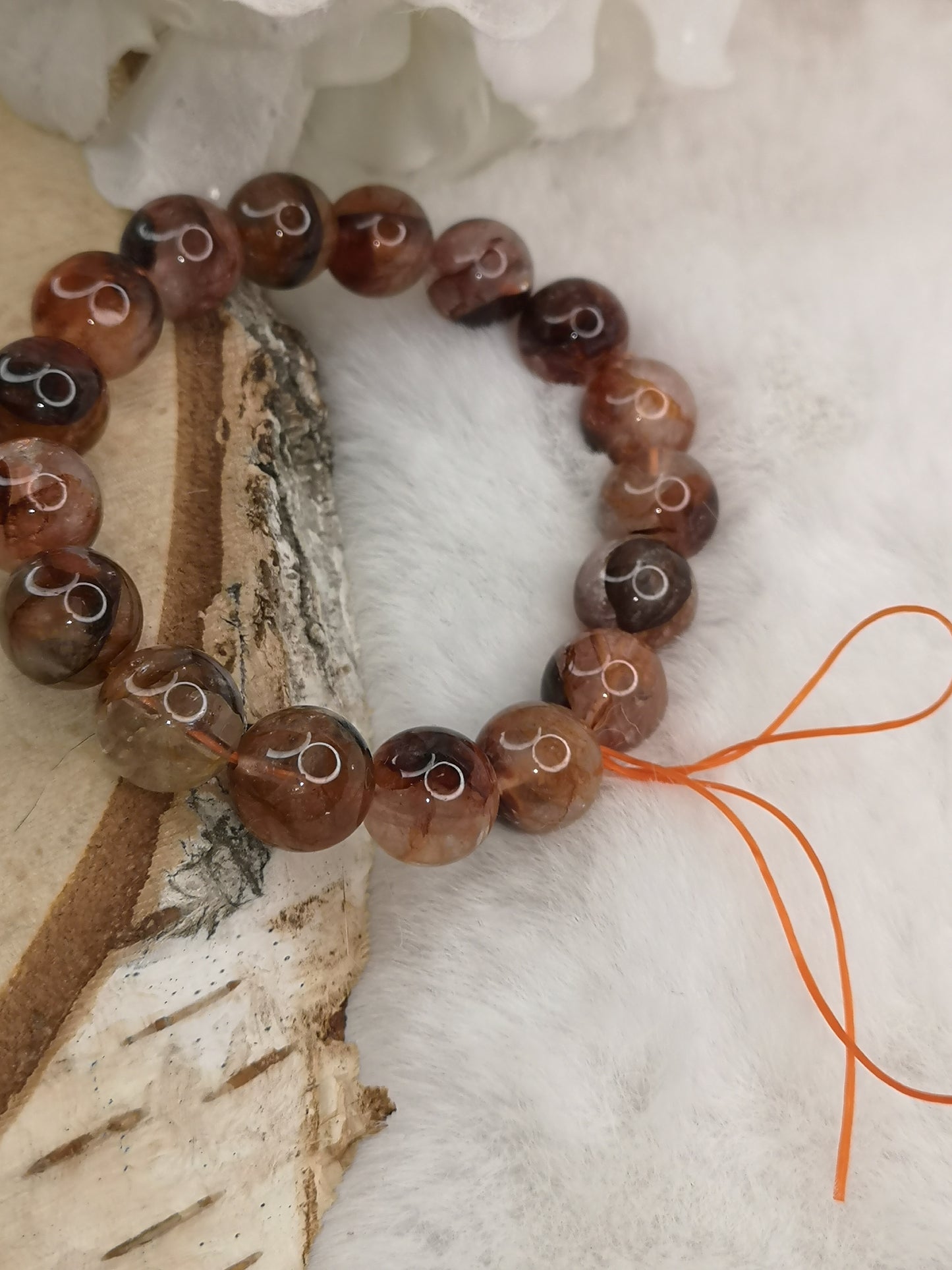 Feuerquartz Edelstein Armband