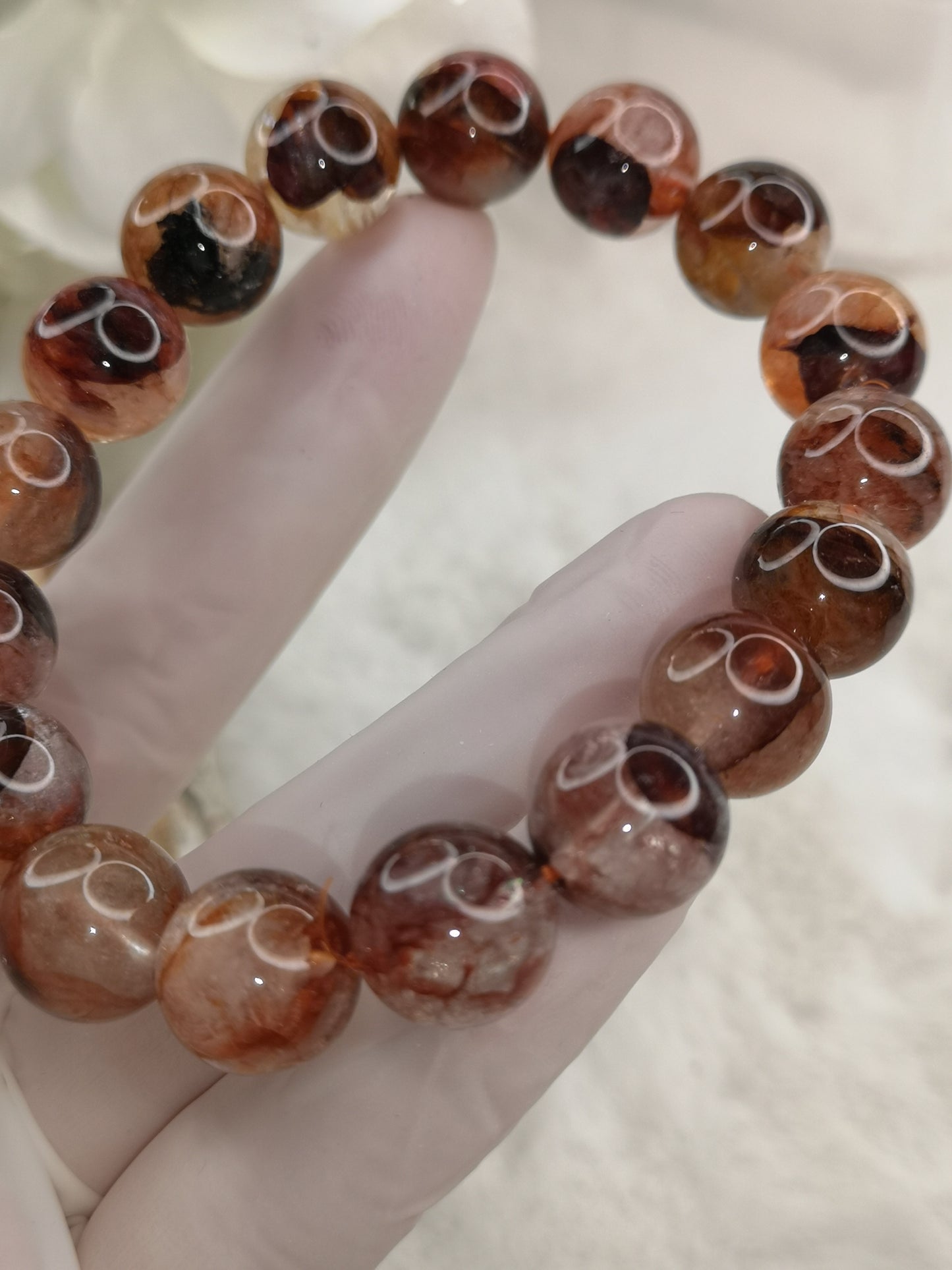 Feuerquartz Edelstein Armband