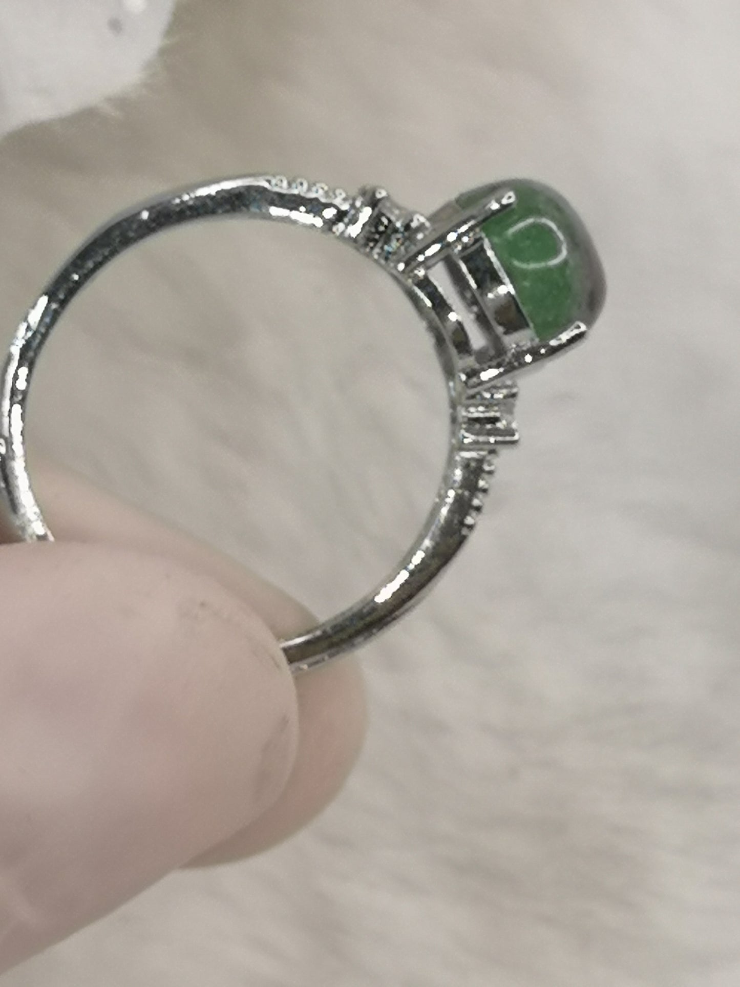 Rubin Zoisit, Kupfer Ring, verstellbar.