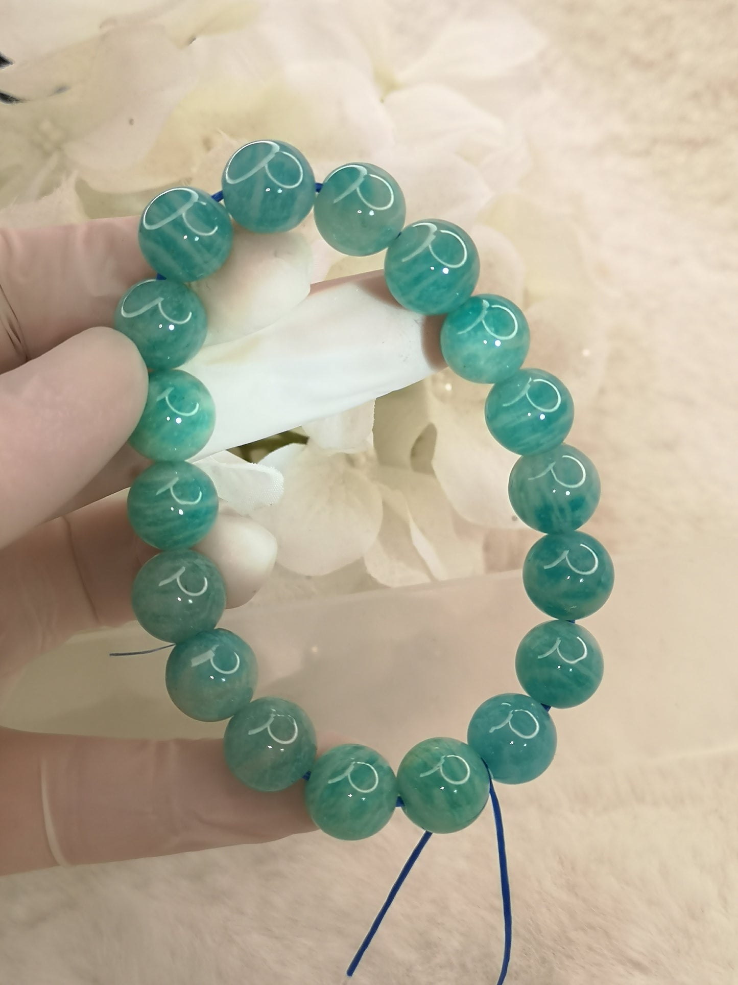 Amazonite Edelstein Armband dehnbar
