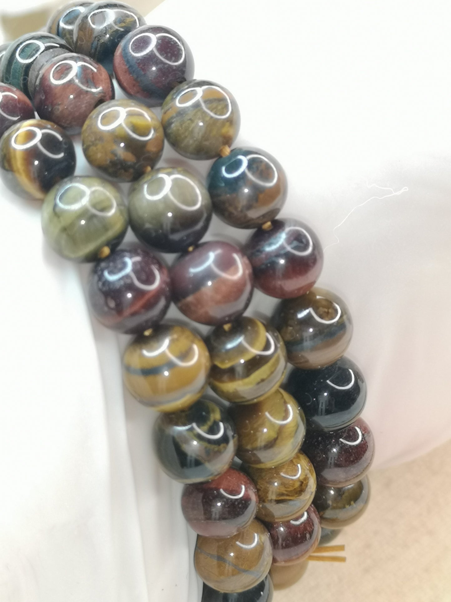 Colorful Tigereye Tigerauge Armband
