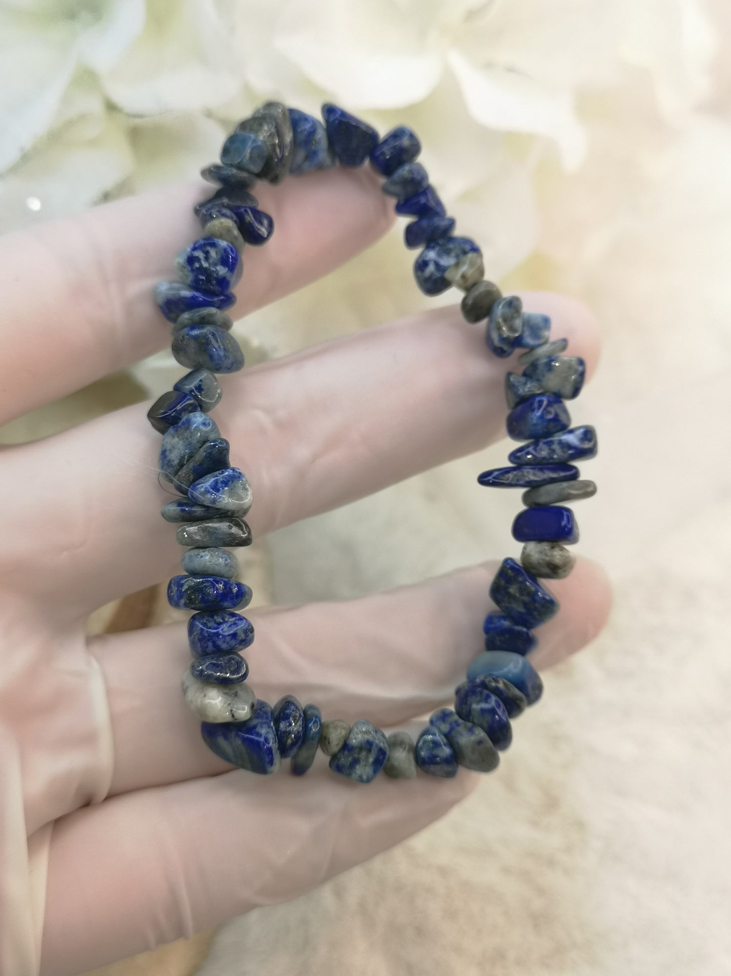 Lapislazuli Lapis Edelstein Armband