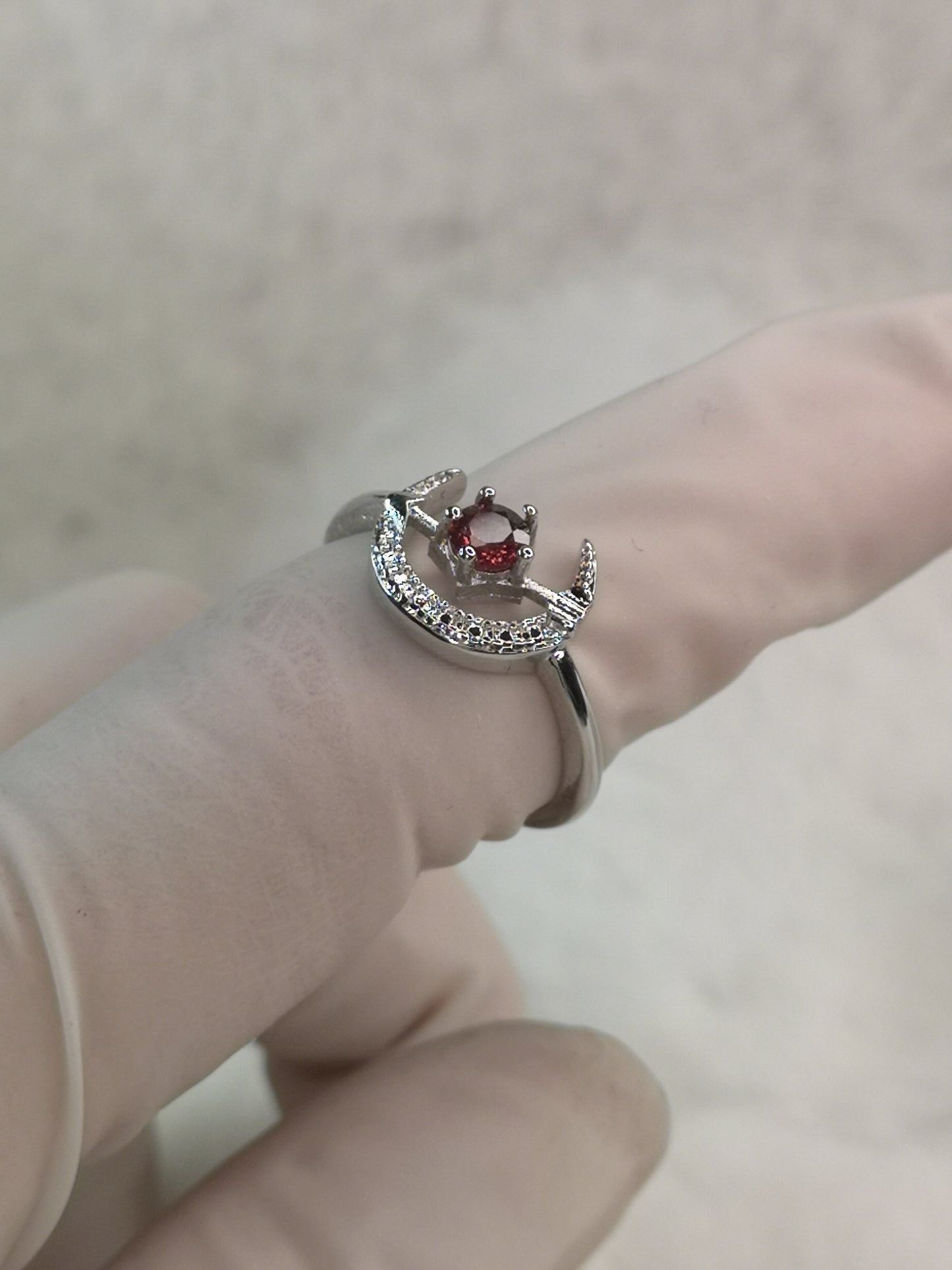 Granat Kupfer Ring