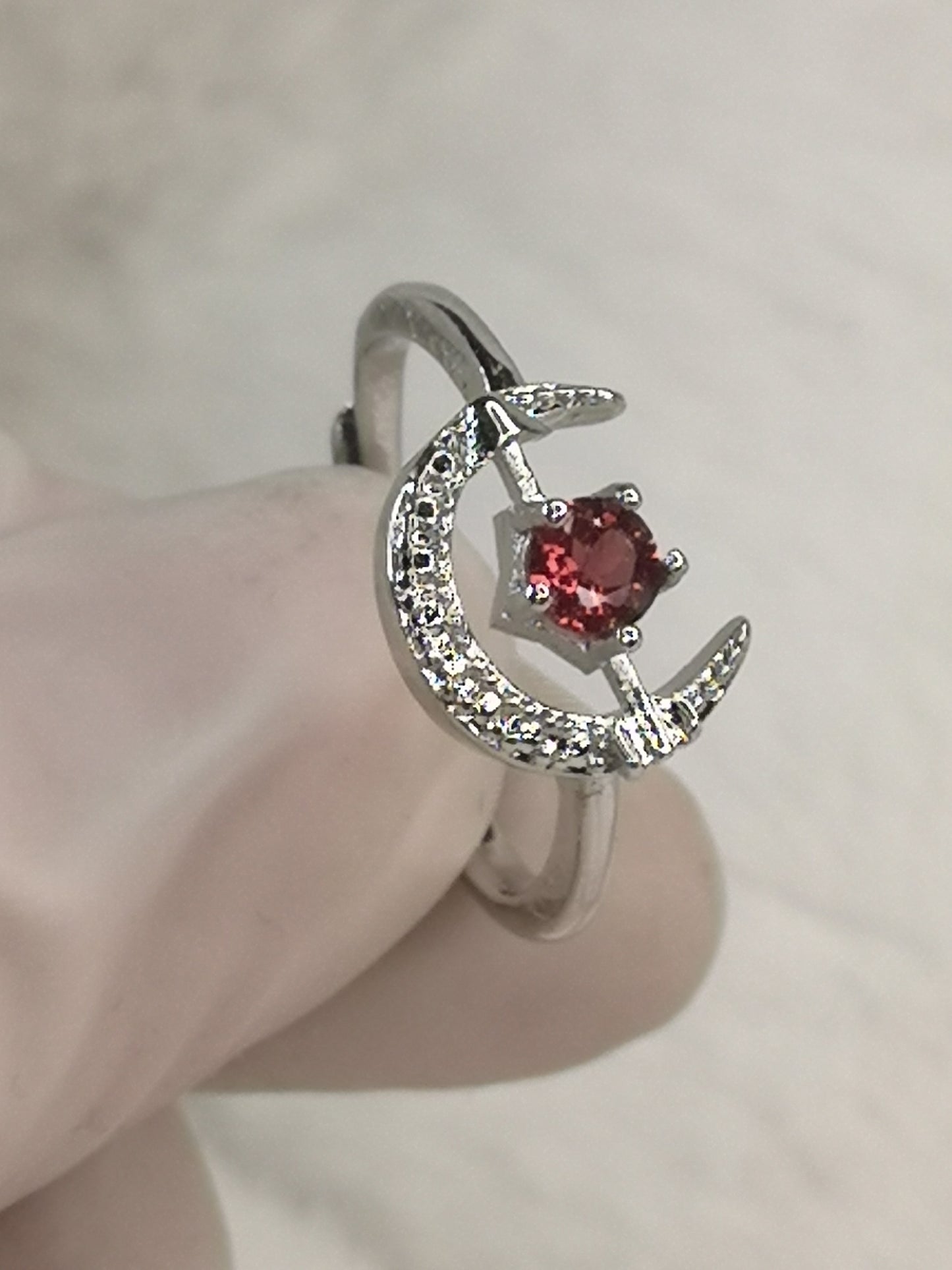 Granat Kupfer Ring
