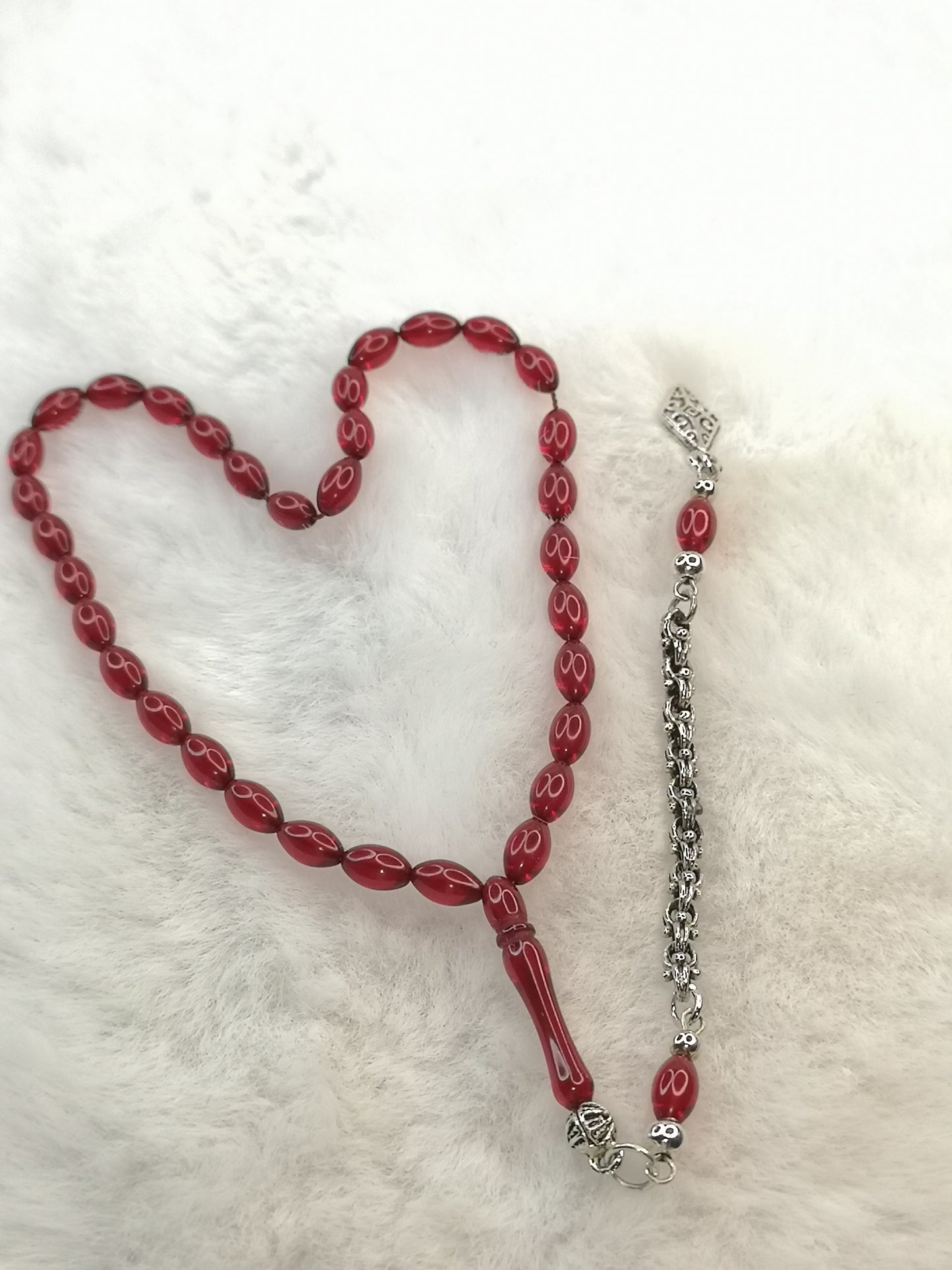 Ateş Kehribar tesbih Gebetskette 📿
