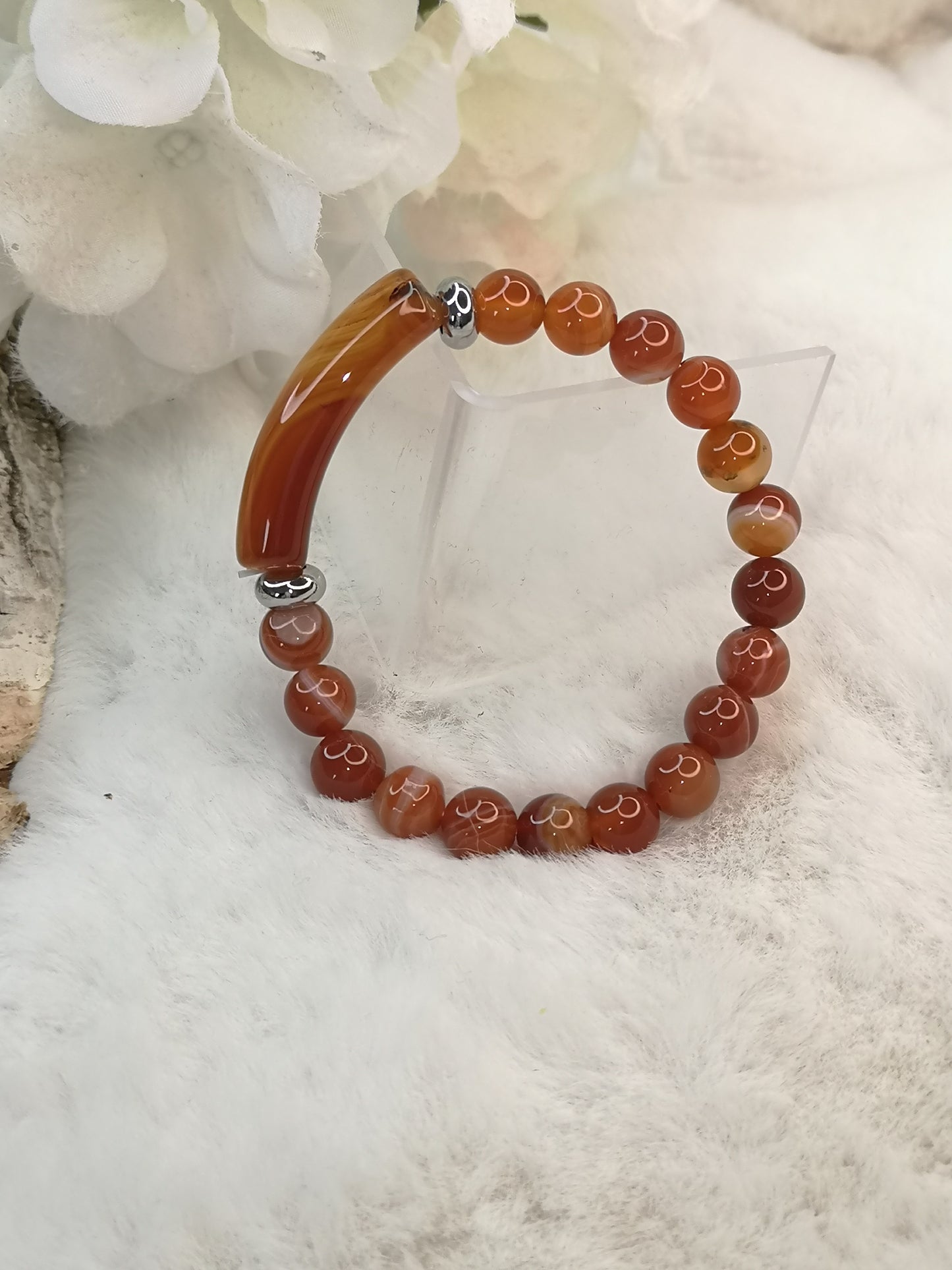 Carneol Edelstein Armband