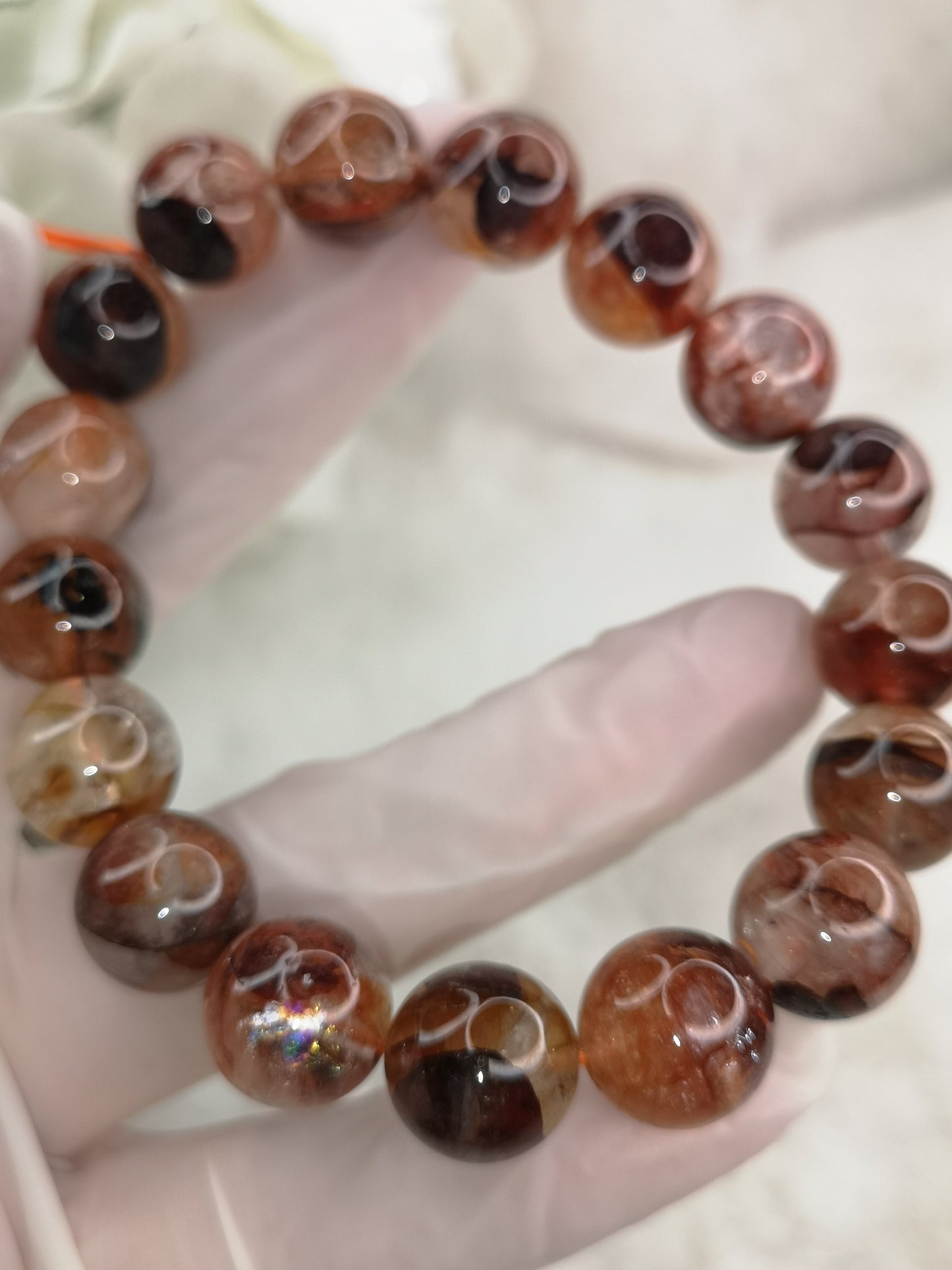 Feuerquartz Edelstein Armband
