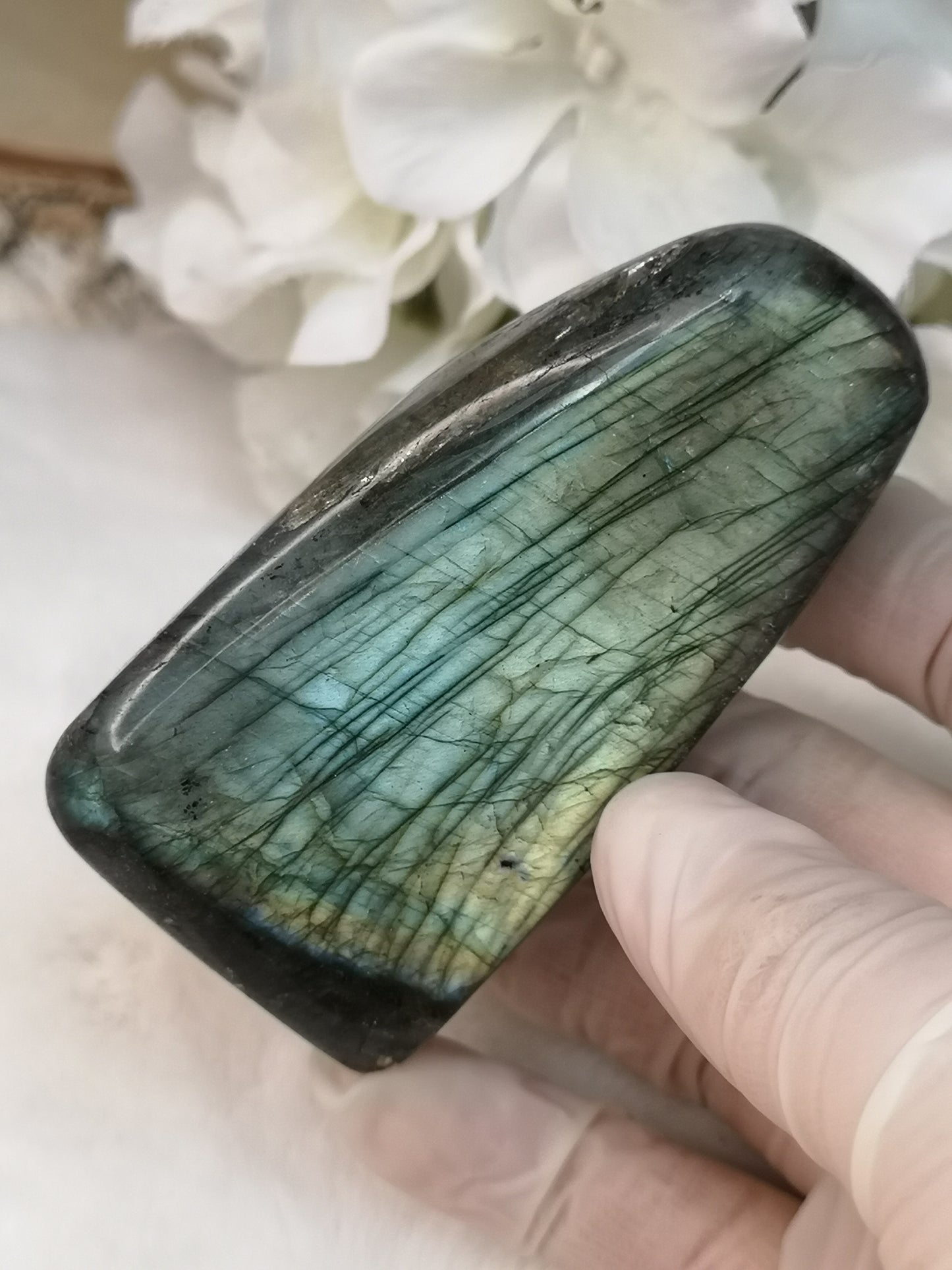 Labradorite Edelstein 
Freiform