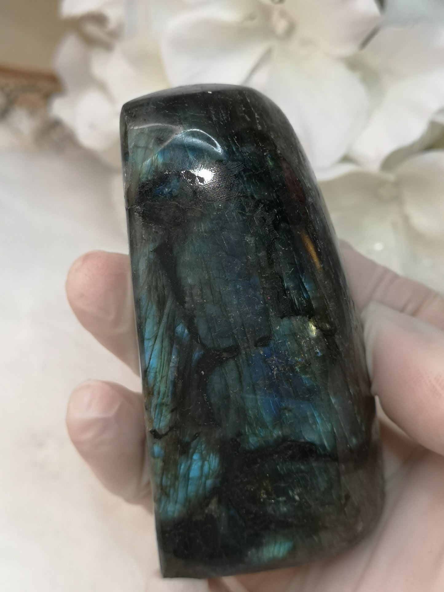 Labradorite Edelstein 
Freiform