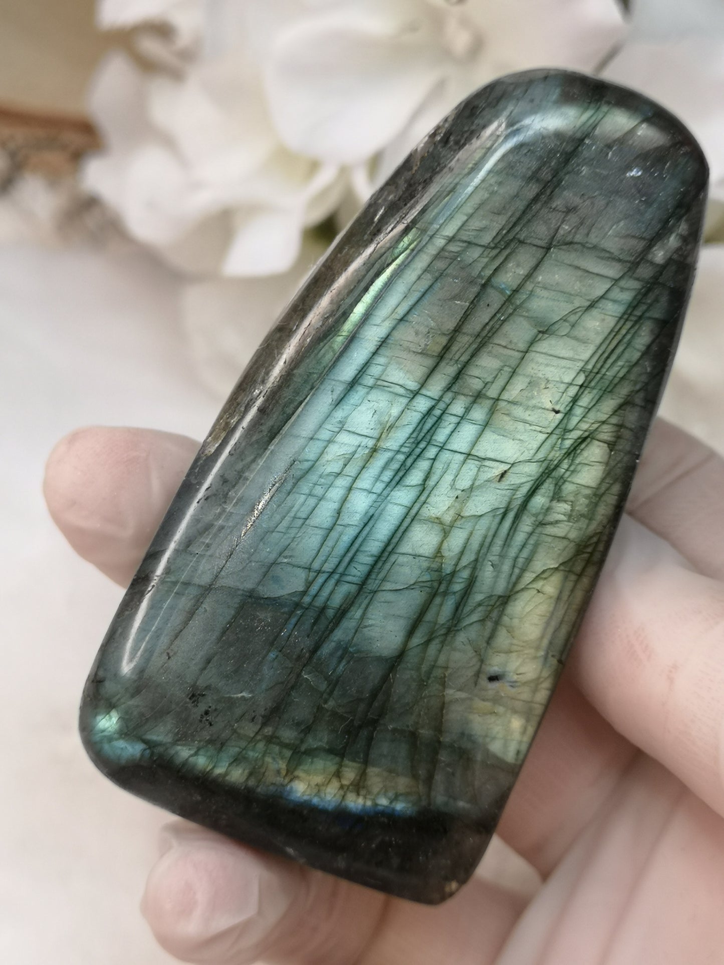 Labradorite Edelstein 
Freiform