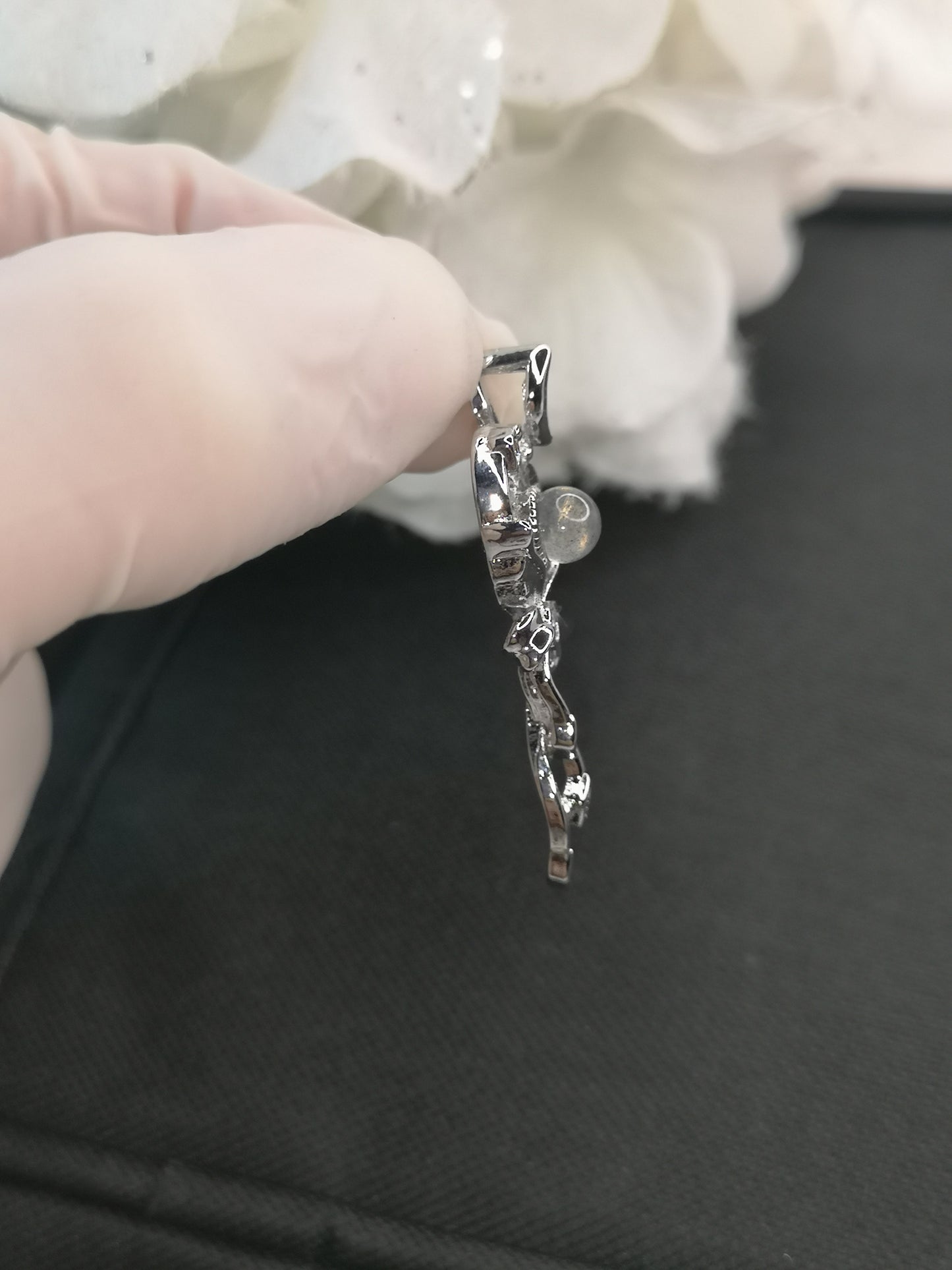 Labradorite Kupfer Ketten Anhänger Edelstein Schmuck