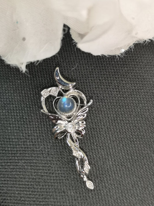 Labradorite Kupfer Ketten Anhänger Edelstein Schmuck