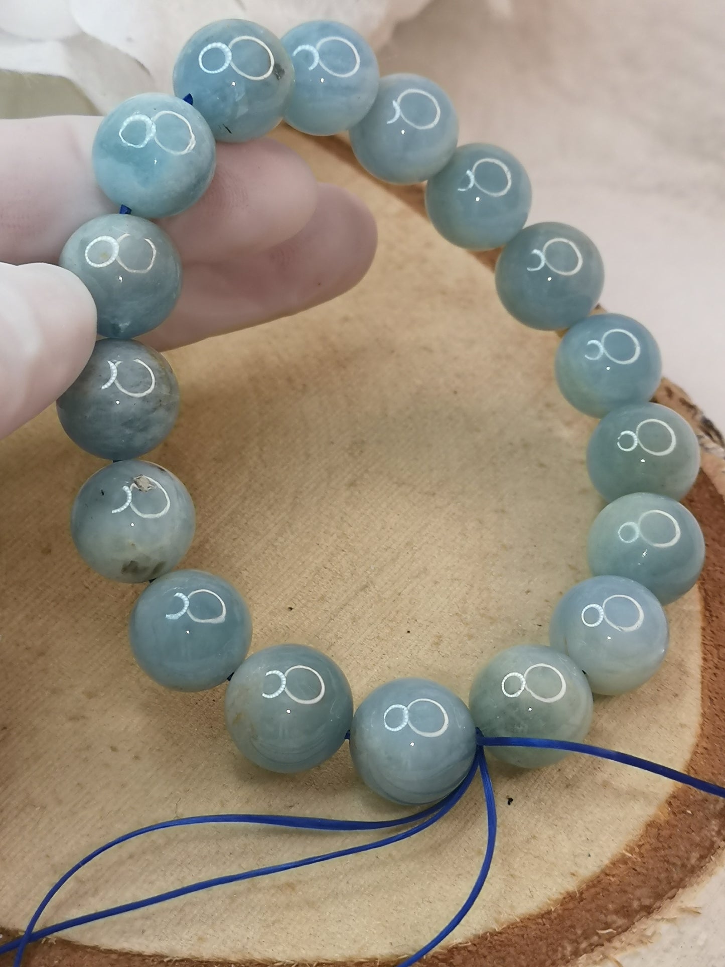 Aquamarine Armband Edelstein Crystal