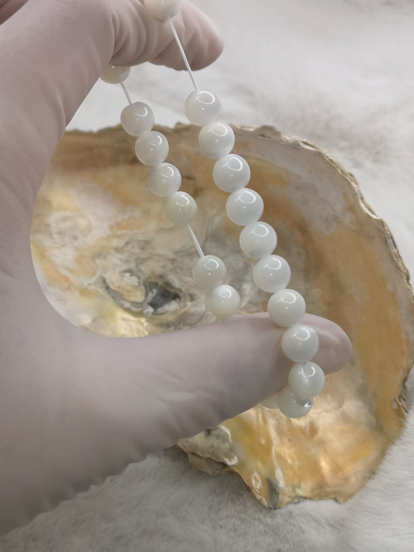 Shell 🐚 Stein Edelstein Armband