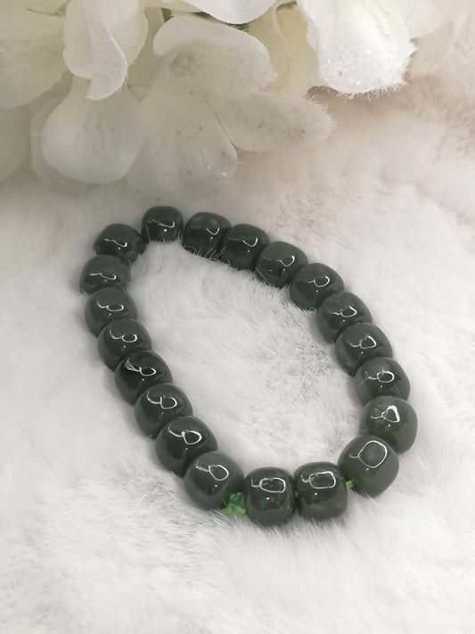 He Tian Jade 10mm Armband Edelstein Crystal