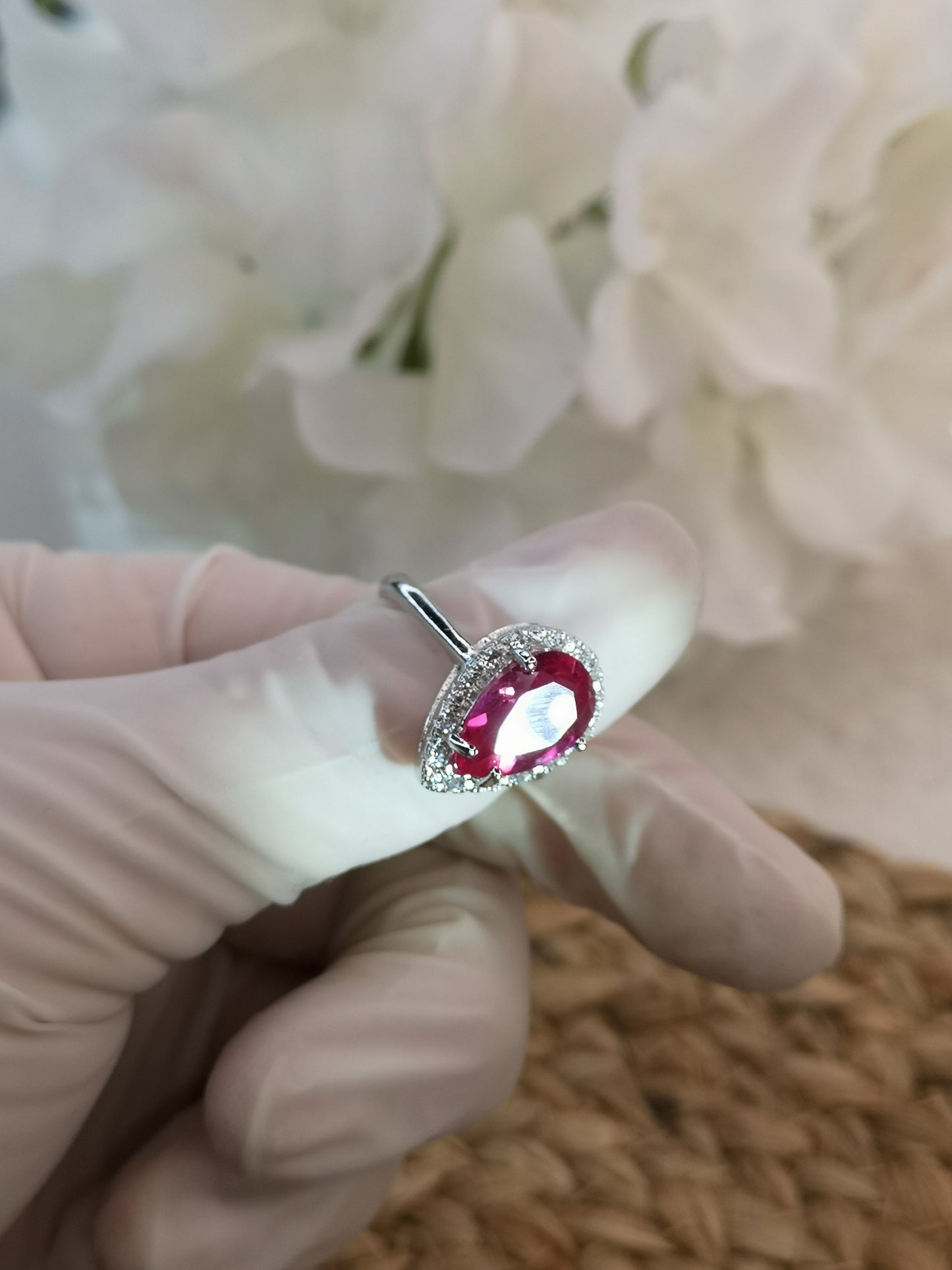 Alexandrite Edelstein Crystal Kupfer Ring