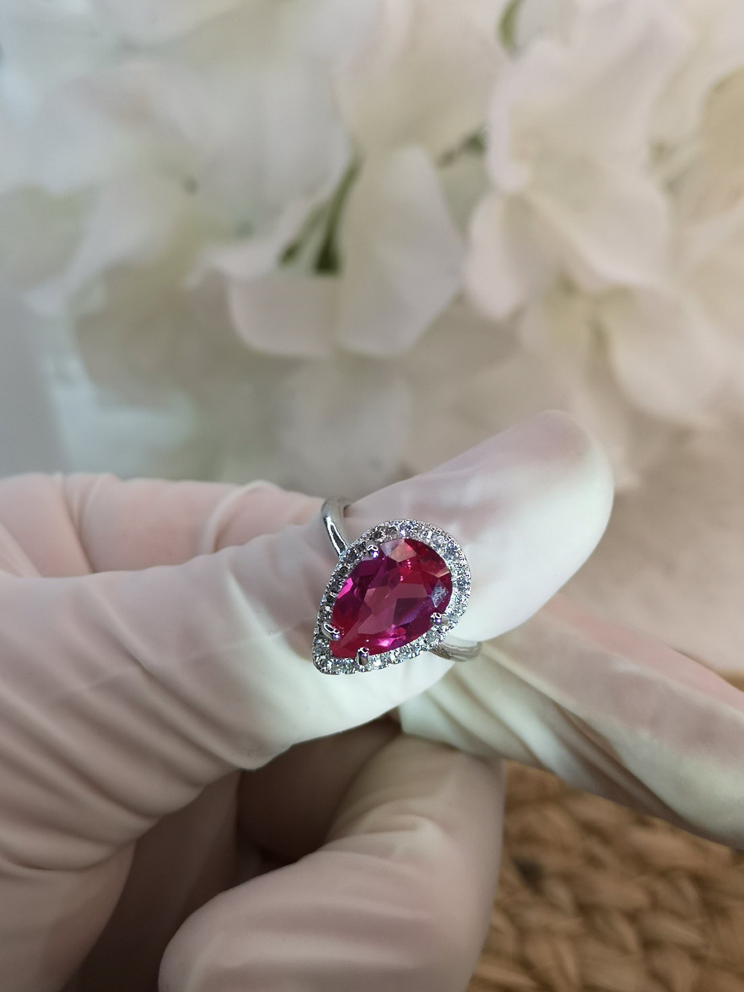 Alexandrite Edelstein Crystal Kupfer Ring