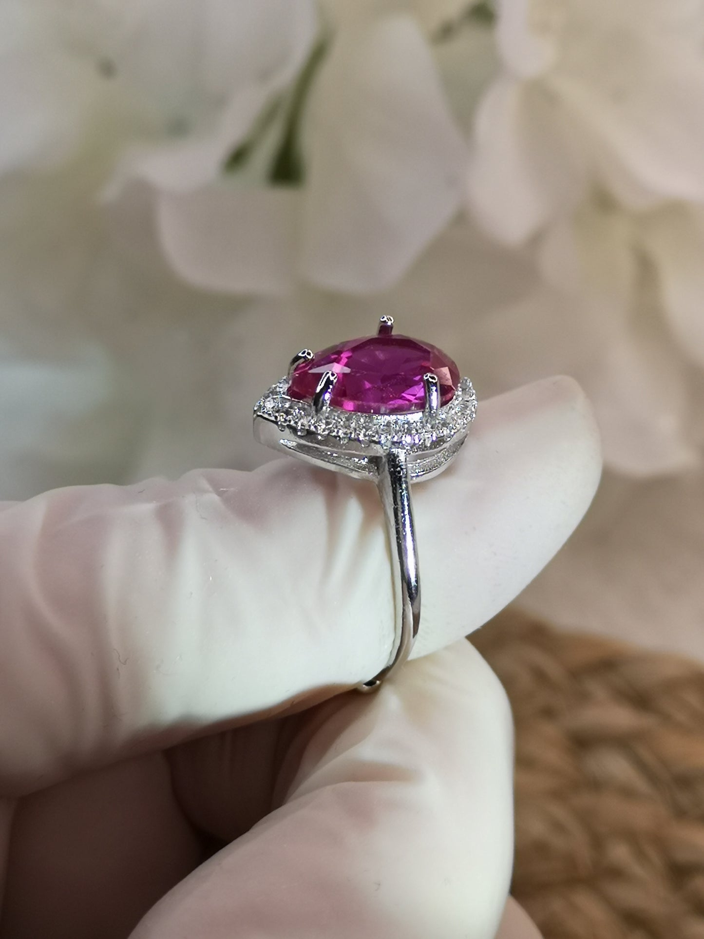 Alexandrite Edelstein Crystal Kupfer Ring
