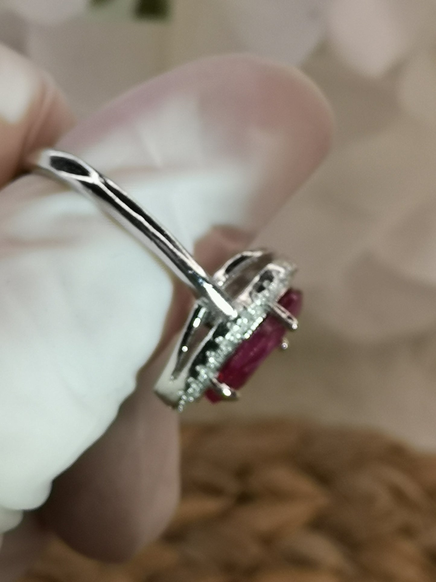 Alexandrite Edelstein Crystal Kupfer Ring