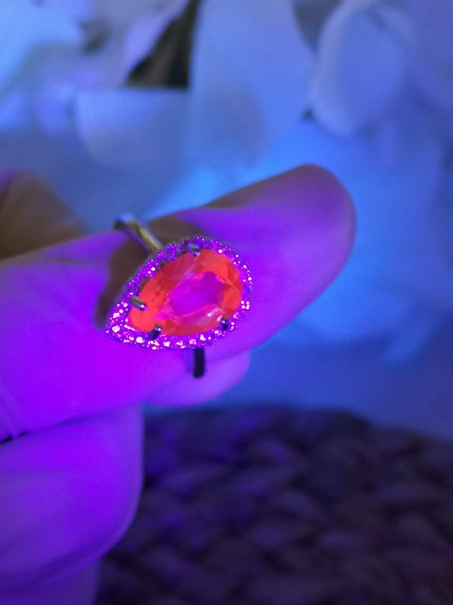 Alexandrite Edelstein Crystal Kupfer Ring