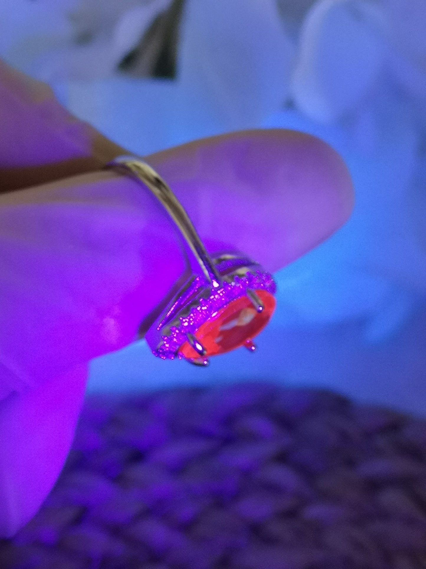 Alexandrite Edelstein Crystal Kupfer Ring