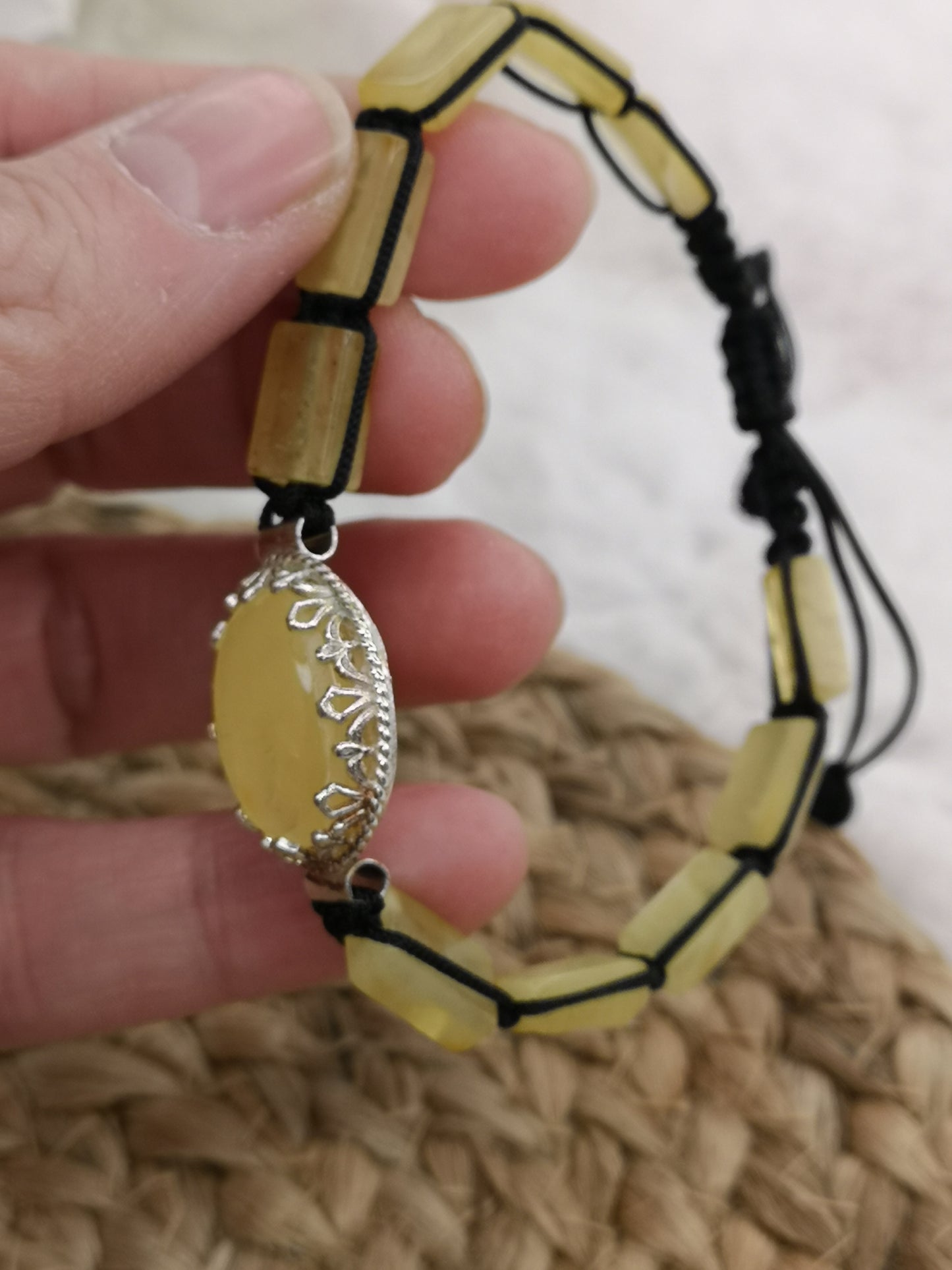 Bernstein Amber Armband Edelstein Crystal #dayza