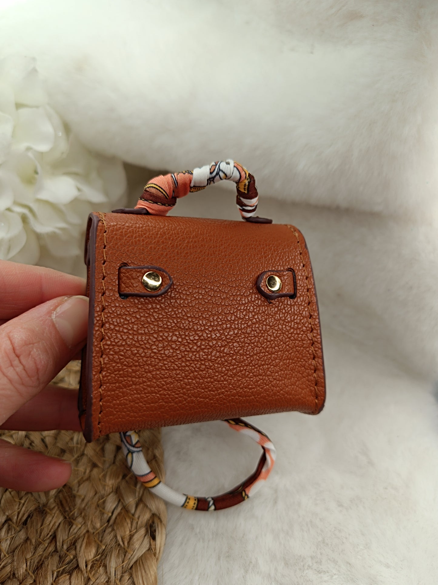 Mini Handtasche like Birkin a back Accessoire Geldbörse Dekoration