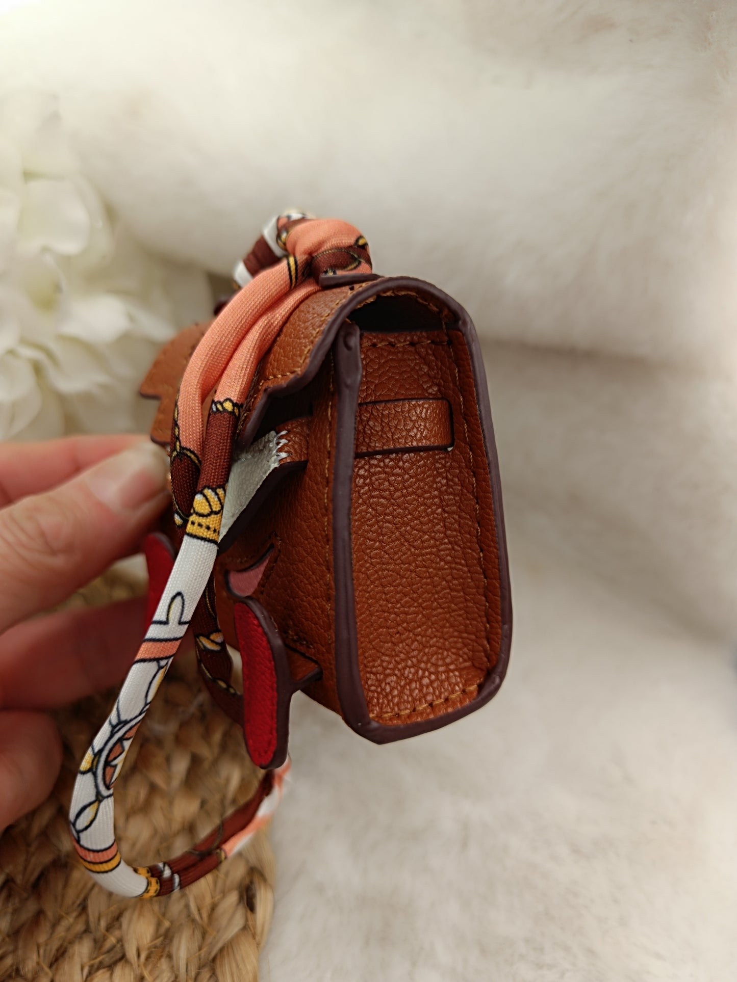 Mini Handtasche like Birkin a back Accessoire Geldbörse Dekoration