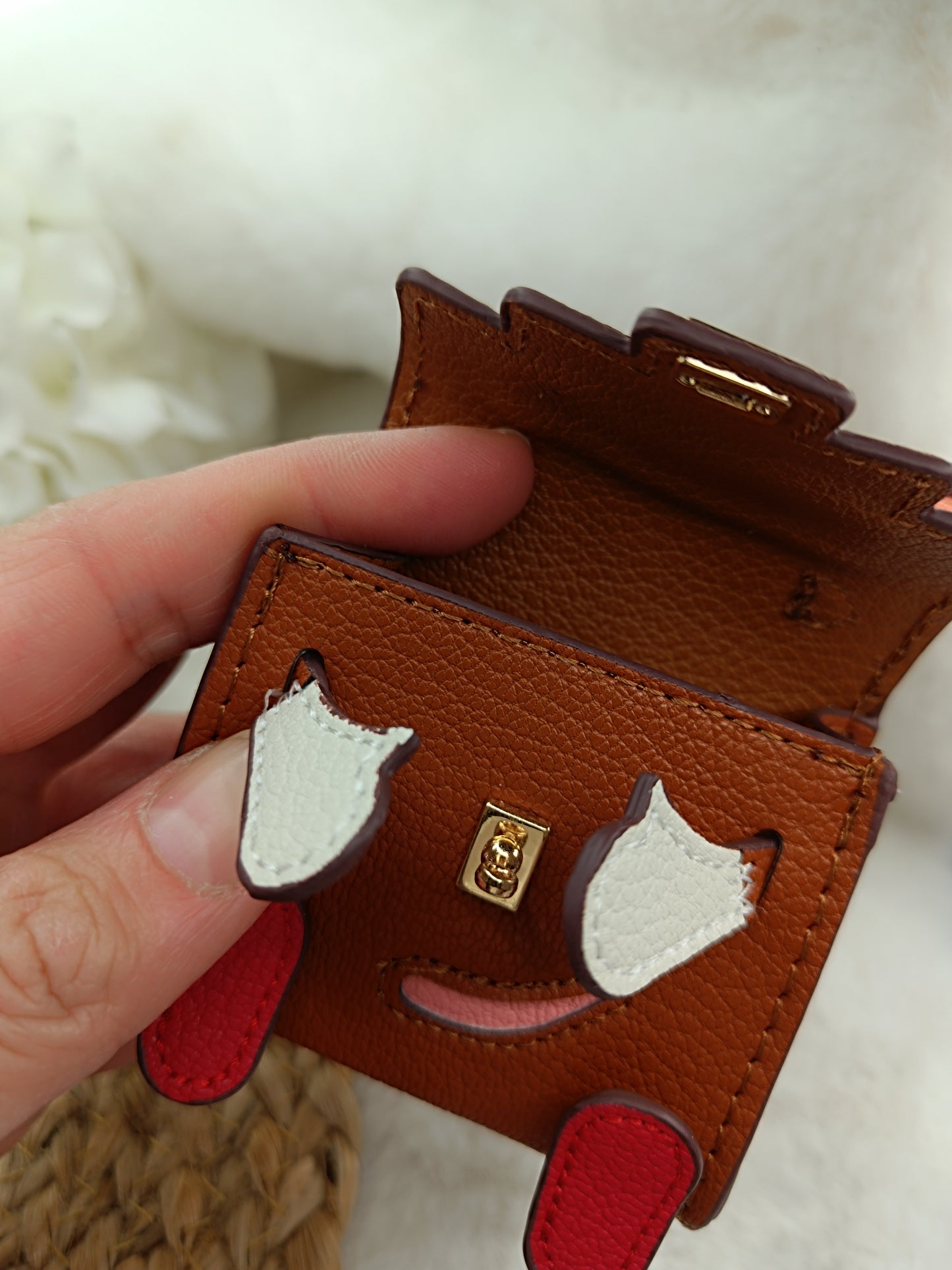 Mini Handtasche like Birkin a back Accessoire Geldbörse Dekoration