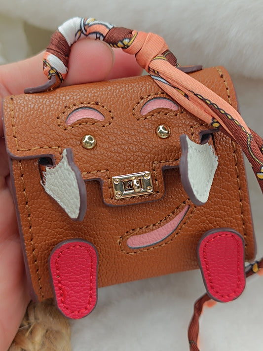 Mini Handtasche like Birkin a back Accessoire Geldbörse Dekoration