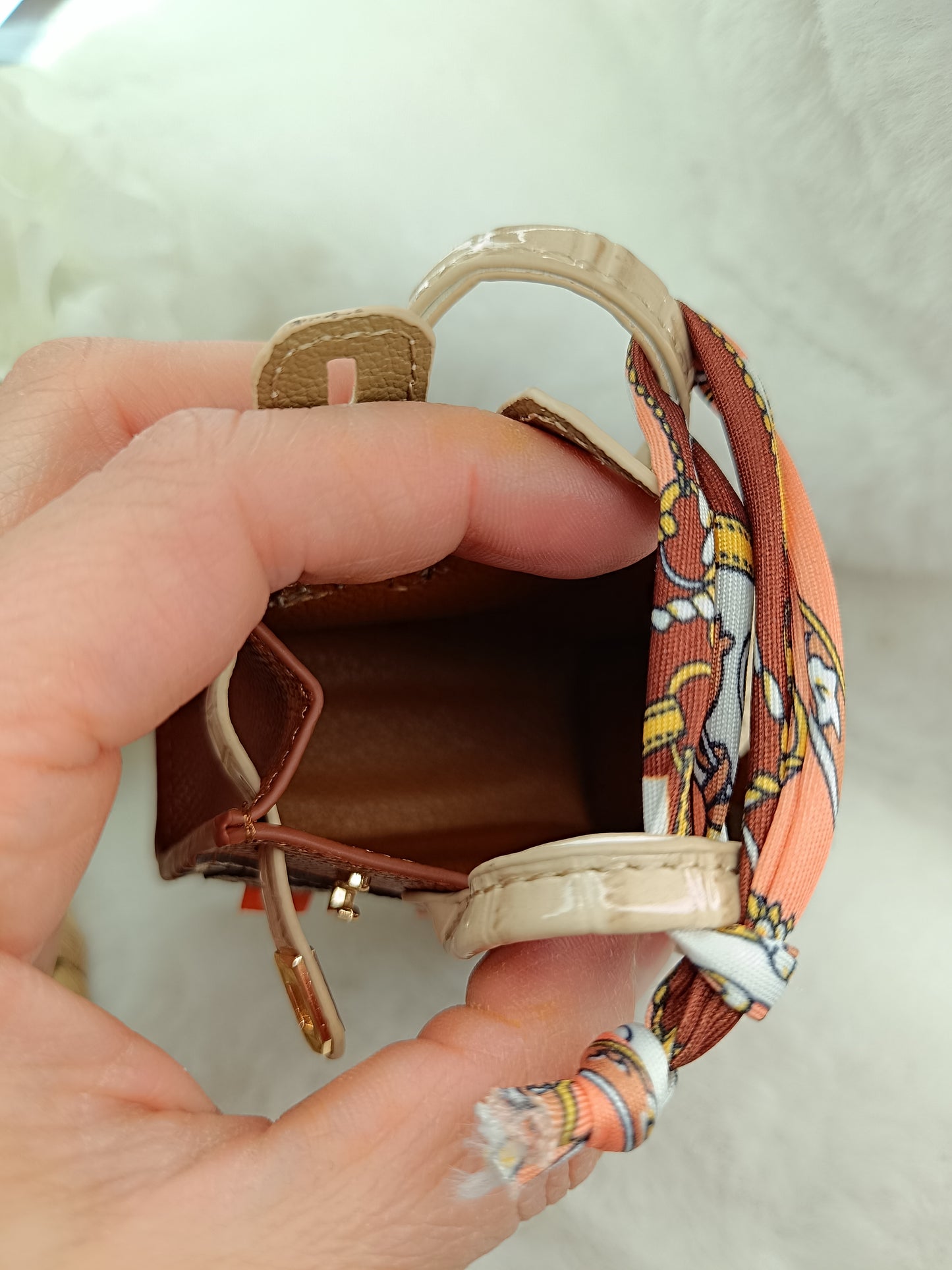 Mini Handtasche like Birkin Bag Geldbörse, Anhänger