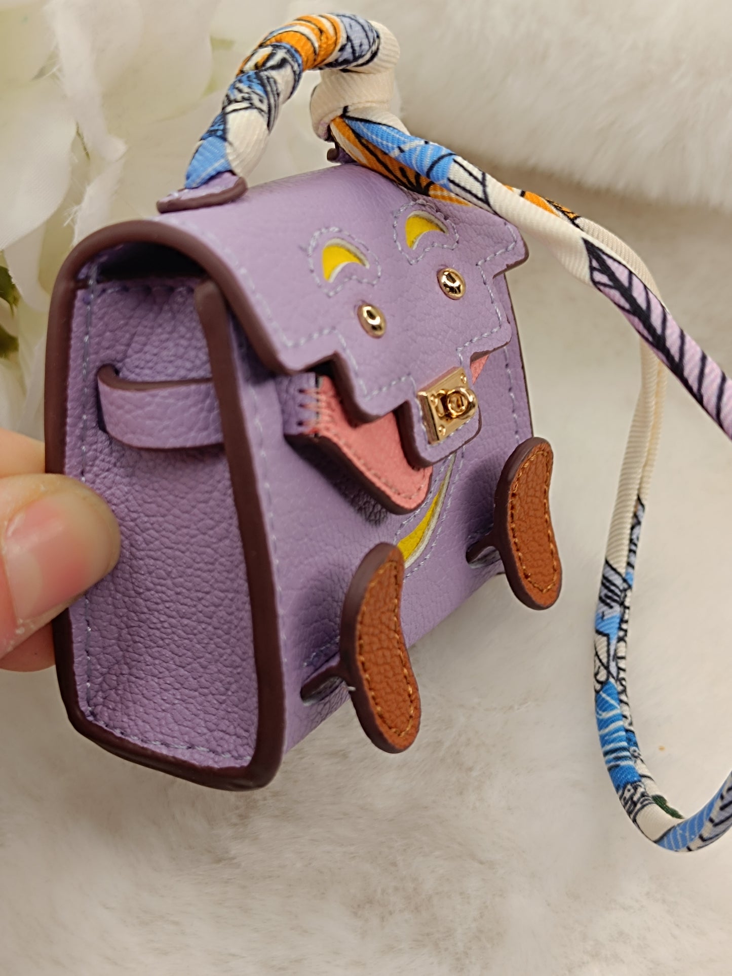 Mini Handtasche like Birkin Bag Accessoire Anhänger