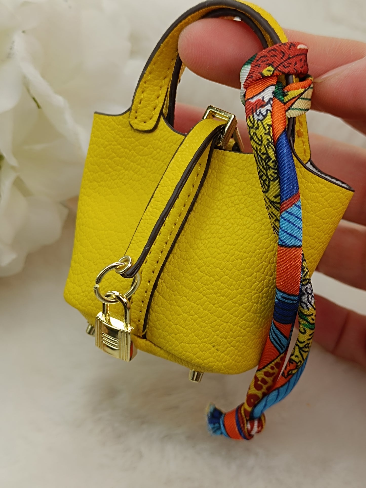 Mini Handtasche like Birkin Bag Accessoire Anhänger