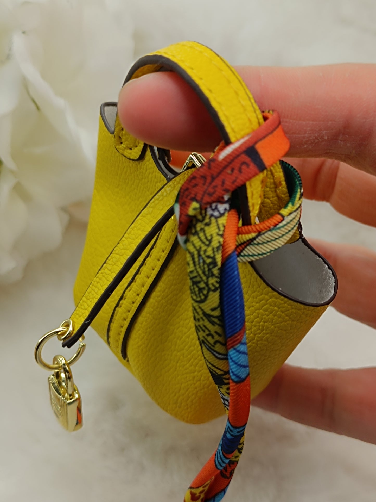 Mini Handtasche like Birkin Bag Accessoire Anhänger